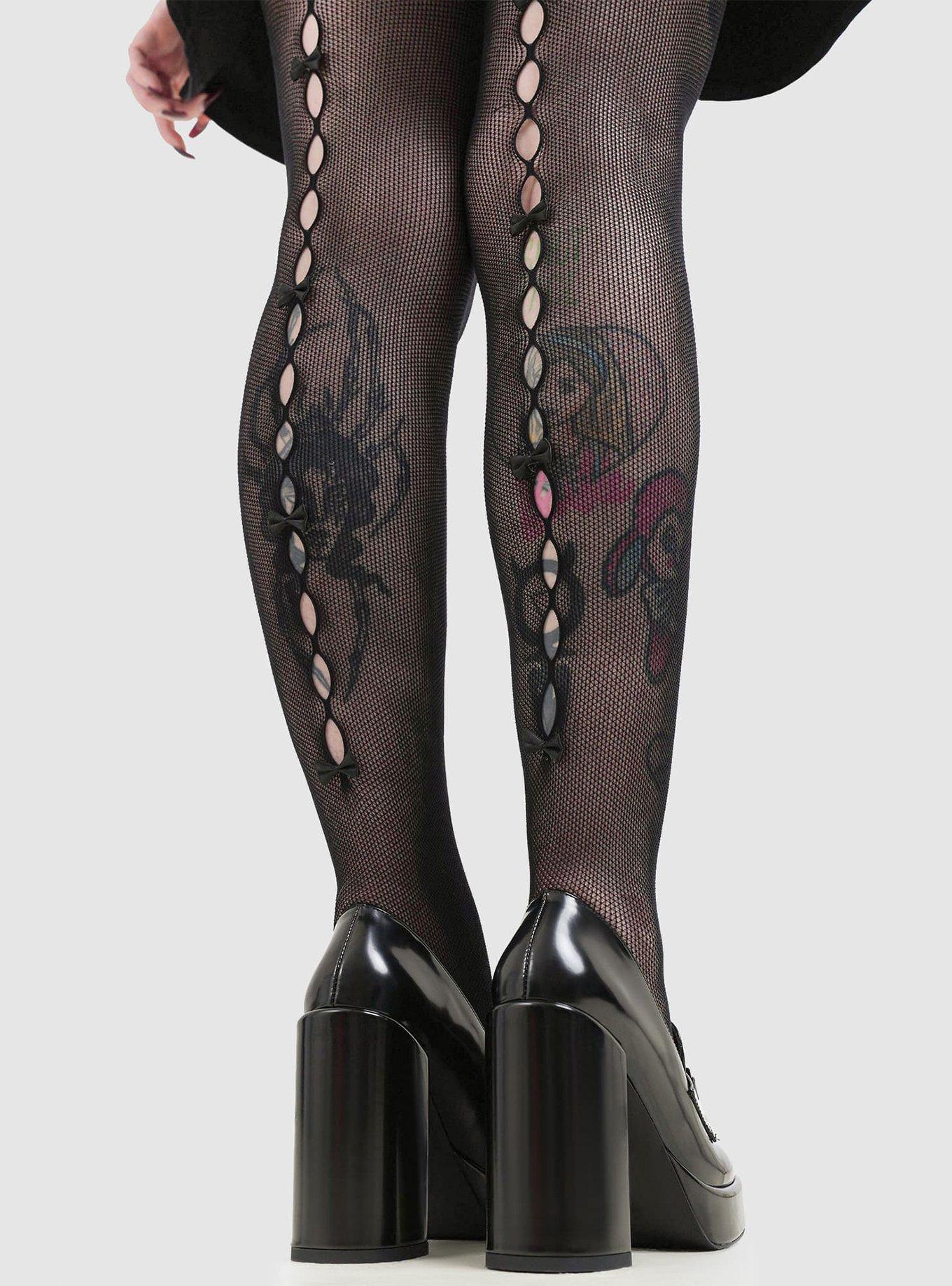 KIHILIST Black Moonchild Heels, BLACK, alternate