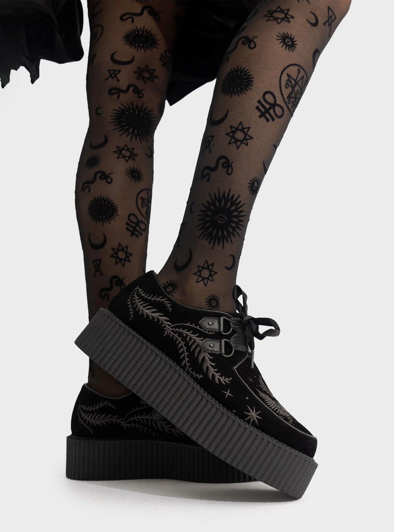 KIHILIST Black In A Phase Creepers, , hi-res