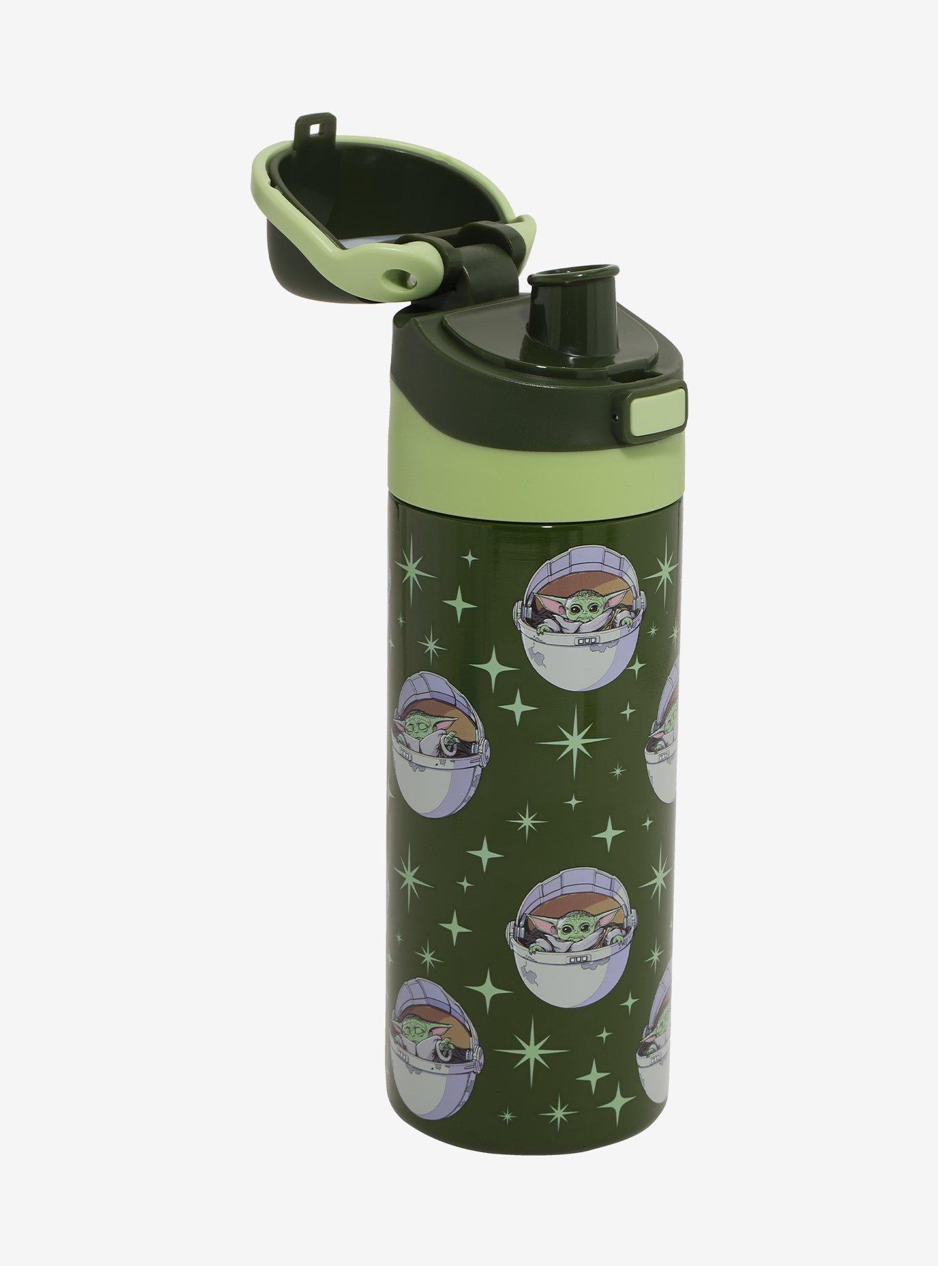 Star Wars The Mandalorian Grogu Flip-Top Water Bottle, , hi-res