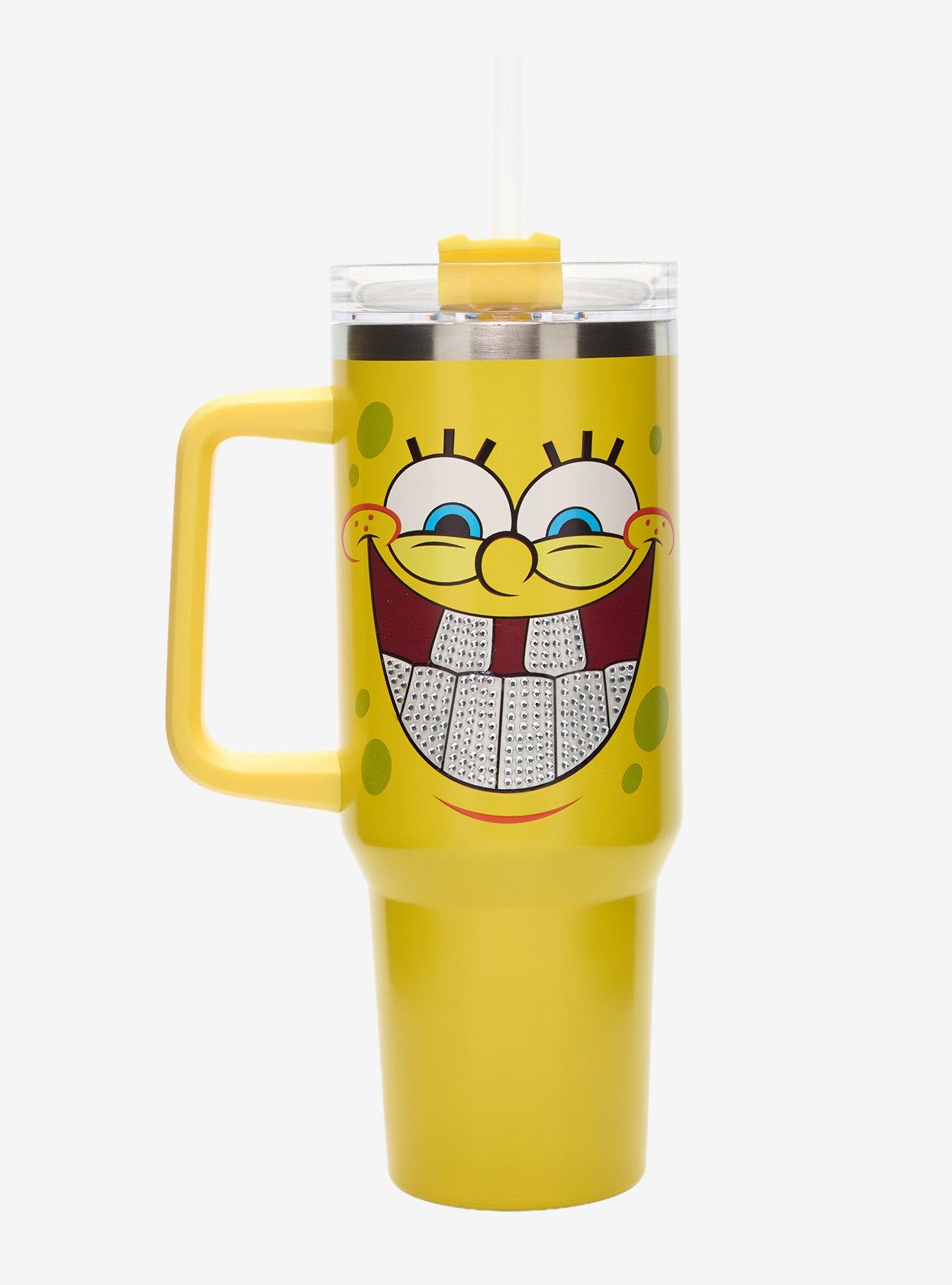 SpongeBob SquarePants Bling Teeth Stainless Steel Travel Cup, , hi-res