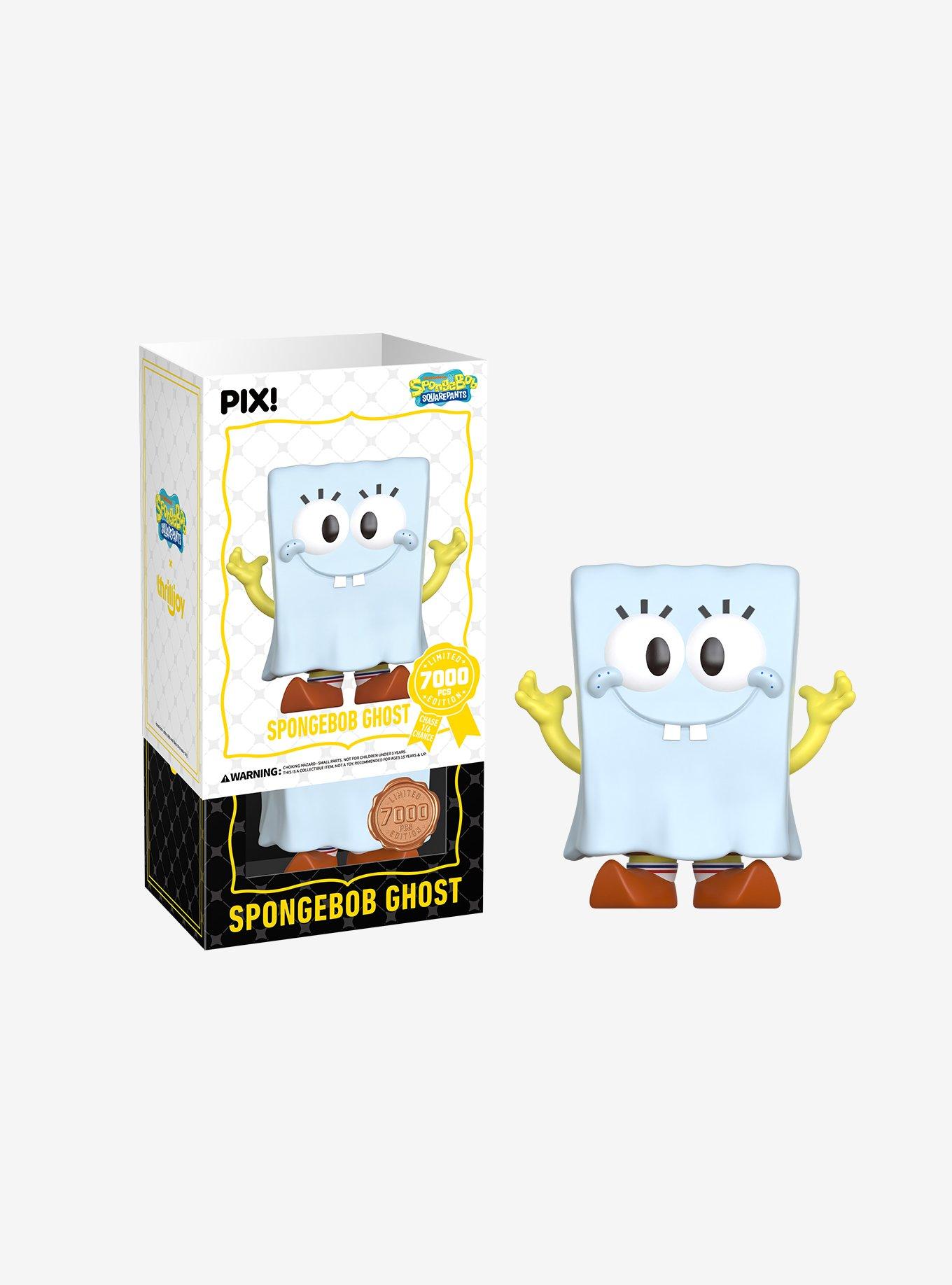 Thrilljoy SpongeBob SquarePants Pix! SpongeBob Ghost Vinyl Figure