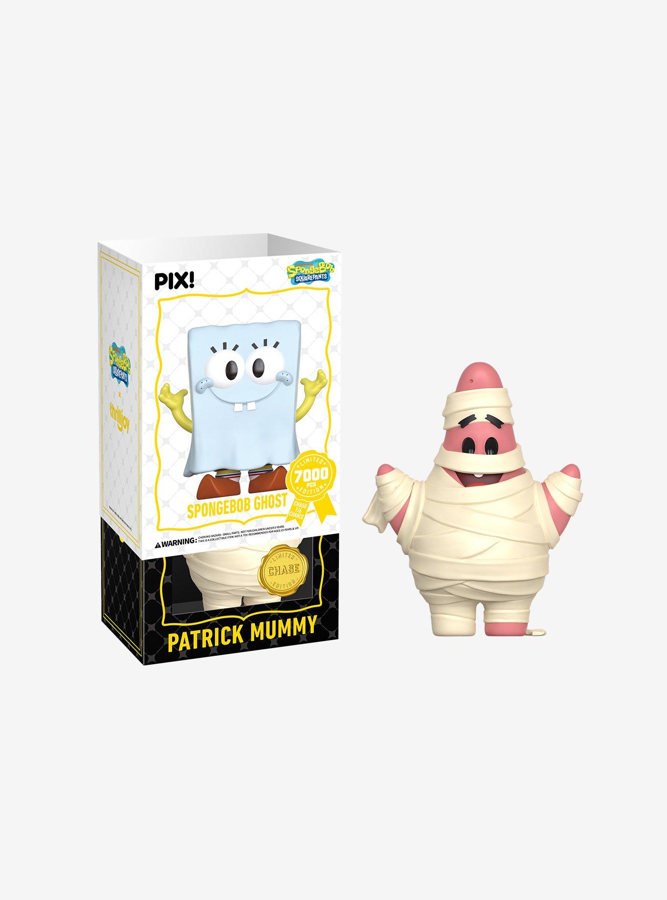 Thrilljoy SpongeBob SquarePants Pix! SpongeBob Ghost Vinyl Figure, , alternate