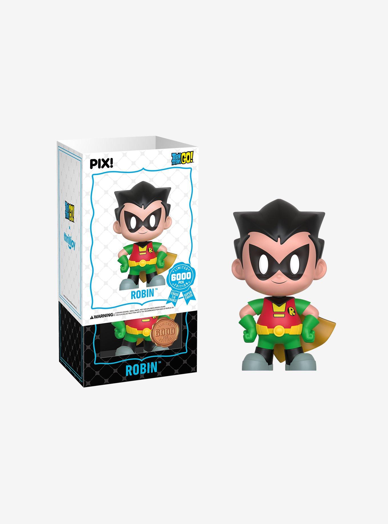 Thrilljoy Teen Titans Go! Pix! Robin Vinyl Figure, , hi-res