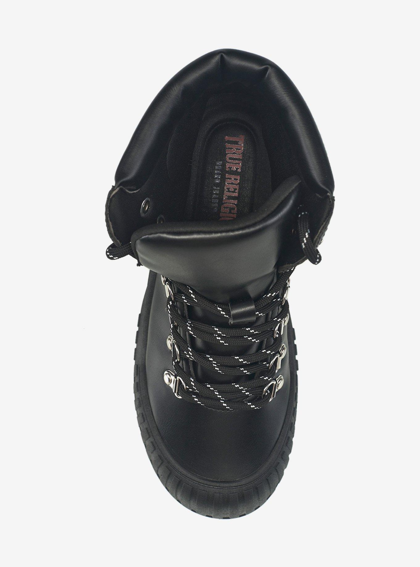 Chris Lace Up Girls Boot, BLACK, alternate