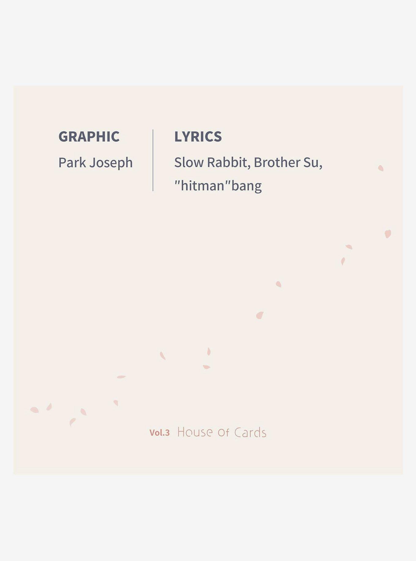 BTS House Of Cards (Graphic Lyrics Vol.3) Vinyl LP, , alternate