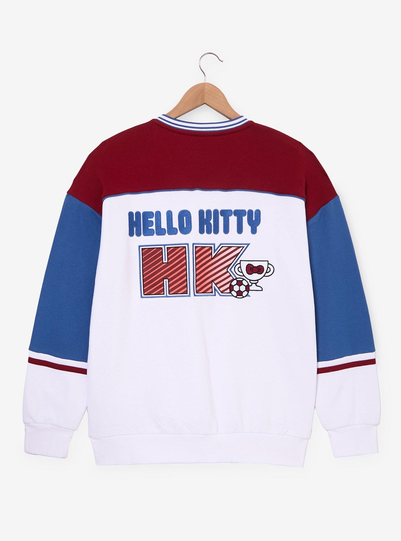 Sanrio Hello Kitty Soccer Jersey Crewneck - BoxLunch Exclusive, , hi-res