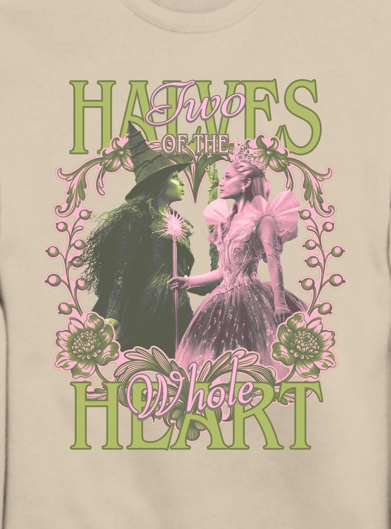 Wicked: For Good Elphaba & Glinda Heart Halves Sweatshirt, , hi-res