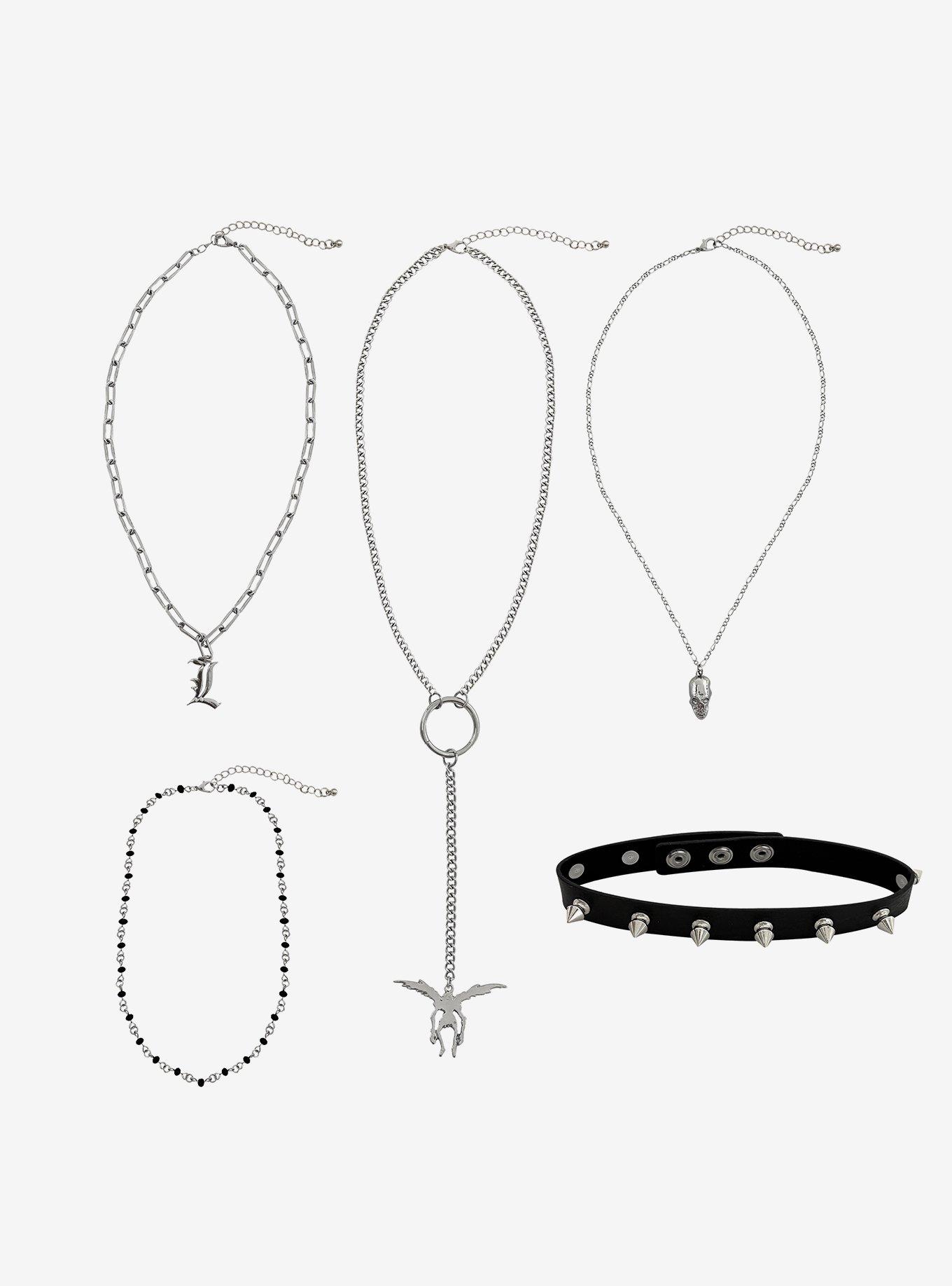 Death Note Icon Necklace Set, , hi-res