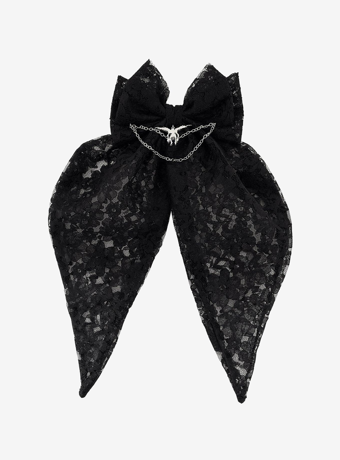 Death Note Ryuk Chain Lace Hair Bow, , hi-res