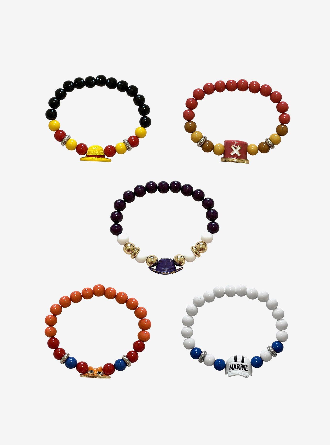 One Piece Hats Bead Bracelet Set, , hi-res