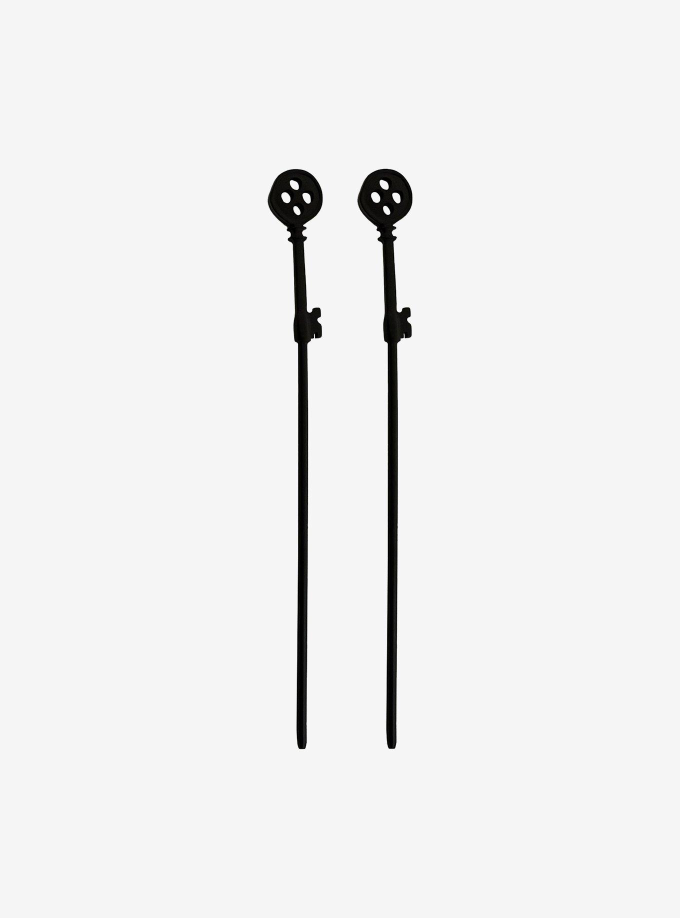 Coraline Button Key Hair Stick Set, , hi-res