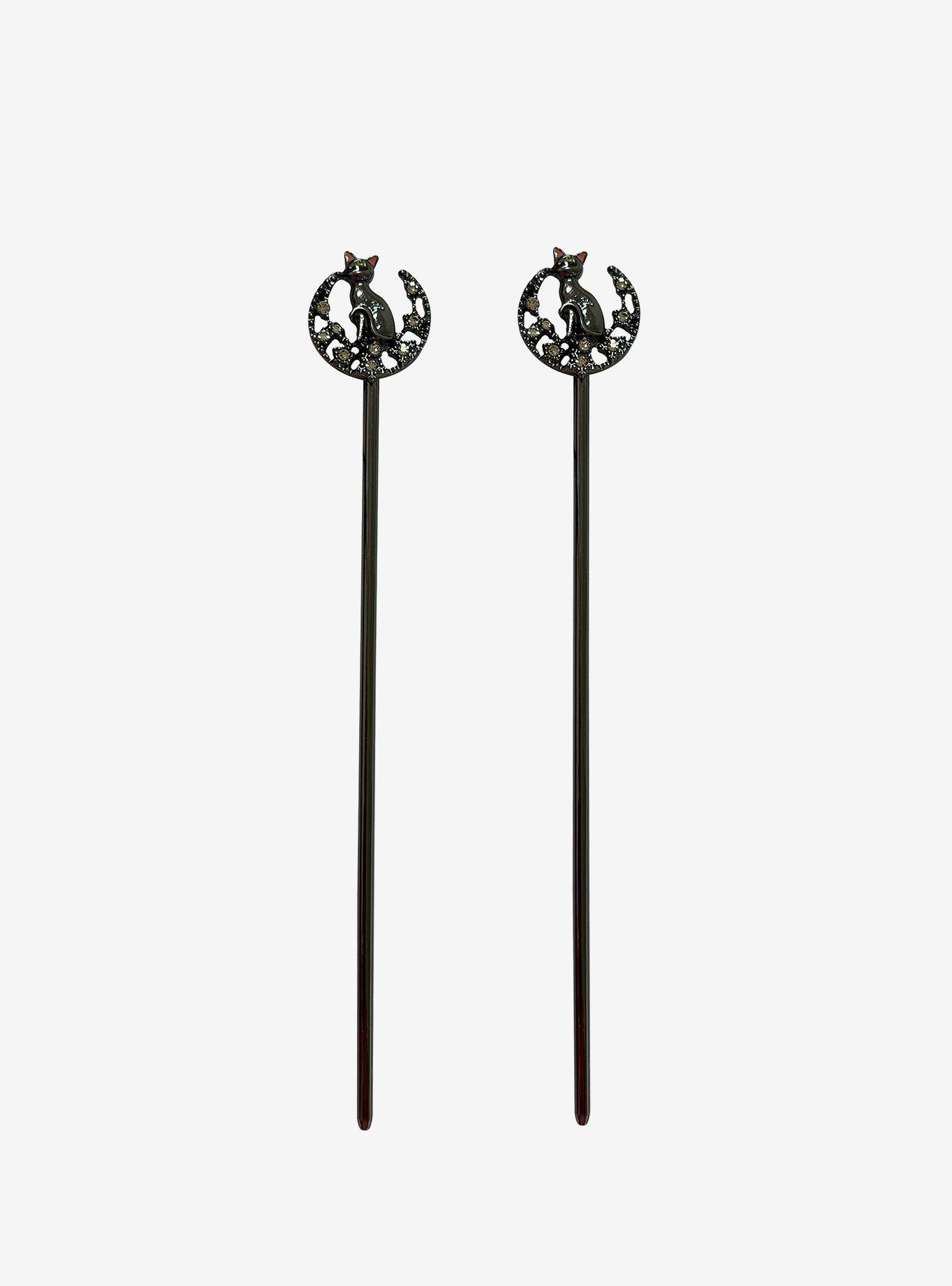 Pretty Guardian Sailor Moon Luna Hair Stick Set, , alternate