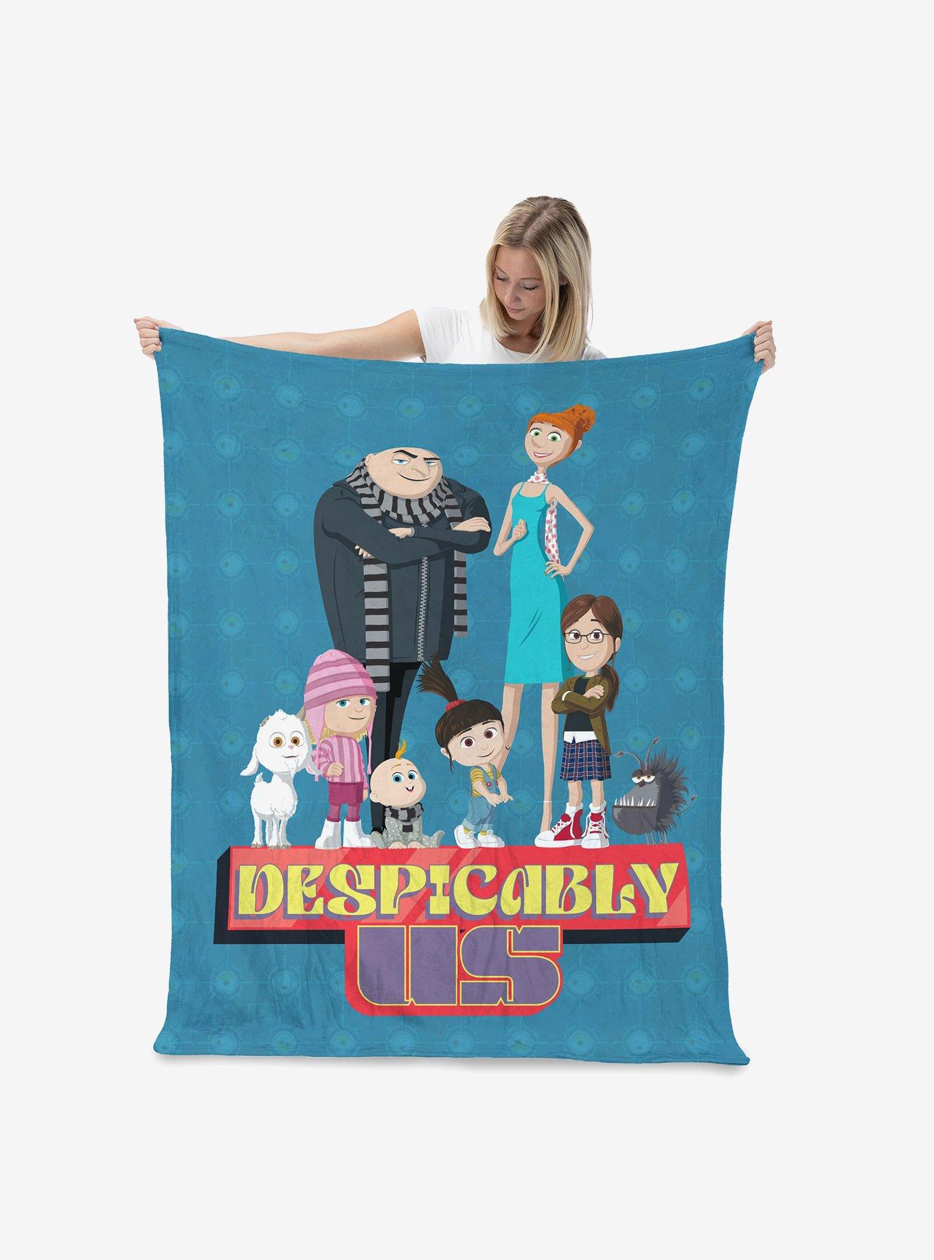 Despicable Me 4 Despicably Us Cloud Throw Blanket, , hi-res