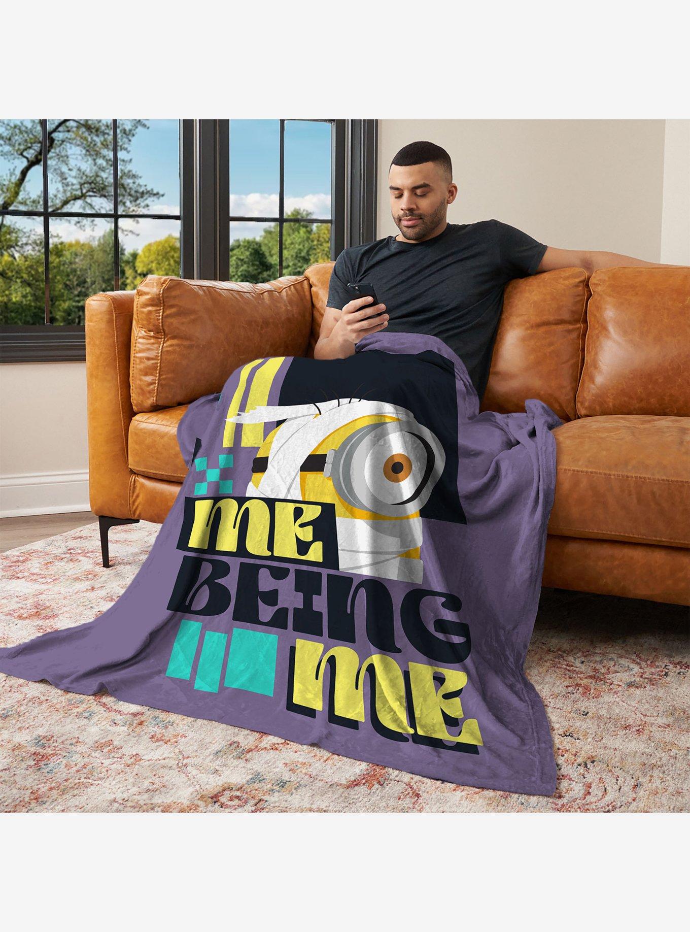 Despicable Me 4 Me Being Me Cloud Throw Blanket