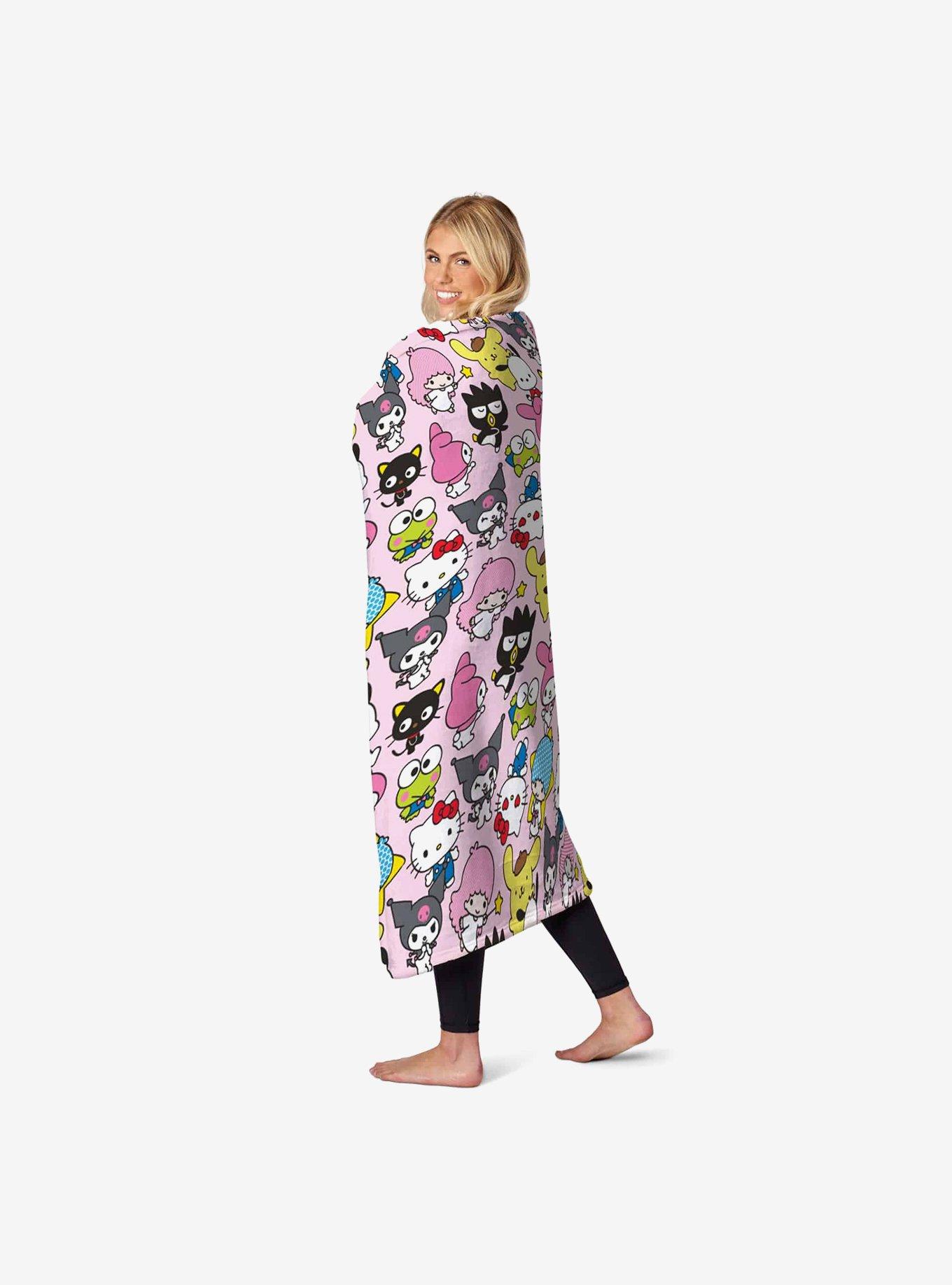 Hello Kitty Rainbow Magic Silk Touch Throw Blanket