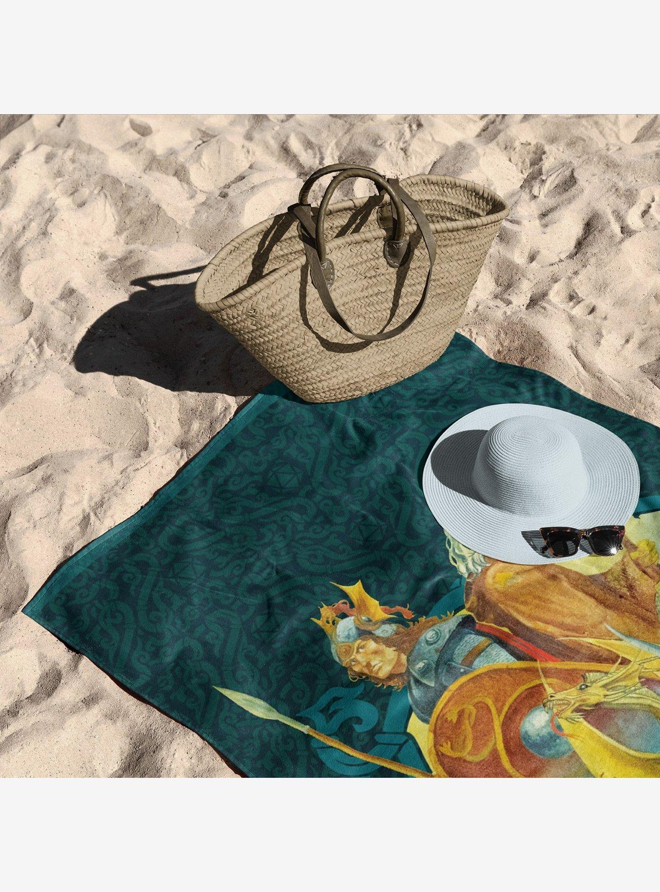 Dungeons and Dragons Dragon Lance + Wizard Realms 2-Pack Beach Towel