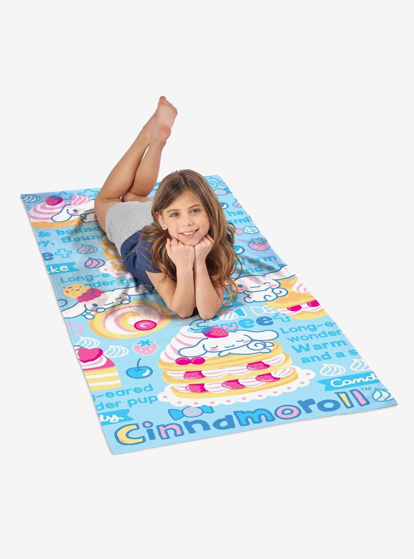 Keroppi and Cinnamoroll Keroppi Trio + Sweet Cinnamoroll 2-Pack Beach Towel, , alternate