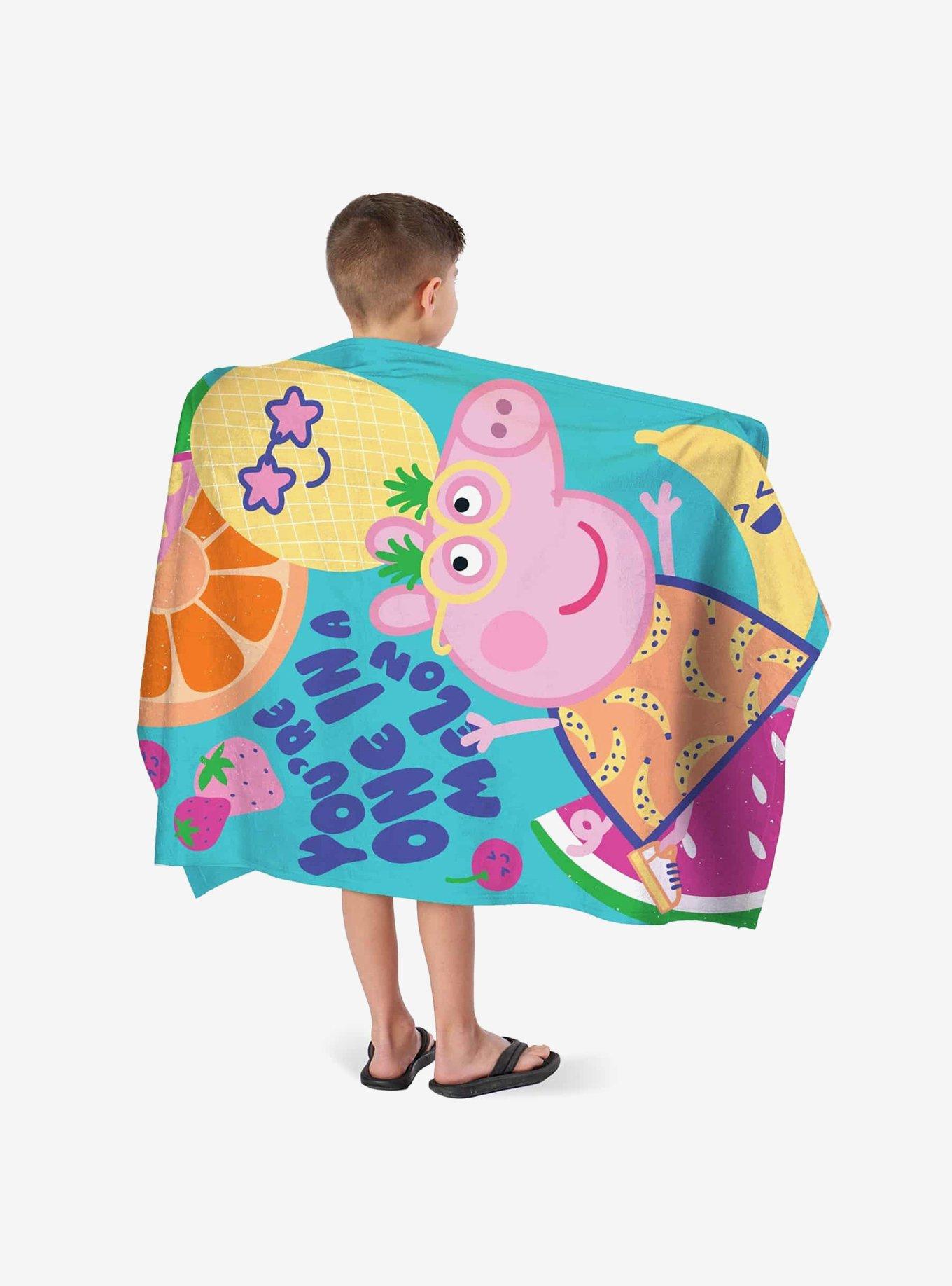 Peppa Pig Fruit Salad + One In A Melon Beach Towel 2 Pack, , alternate