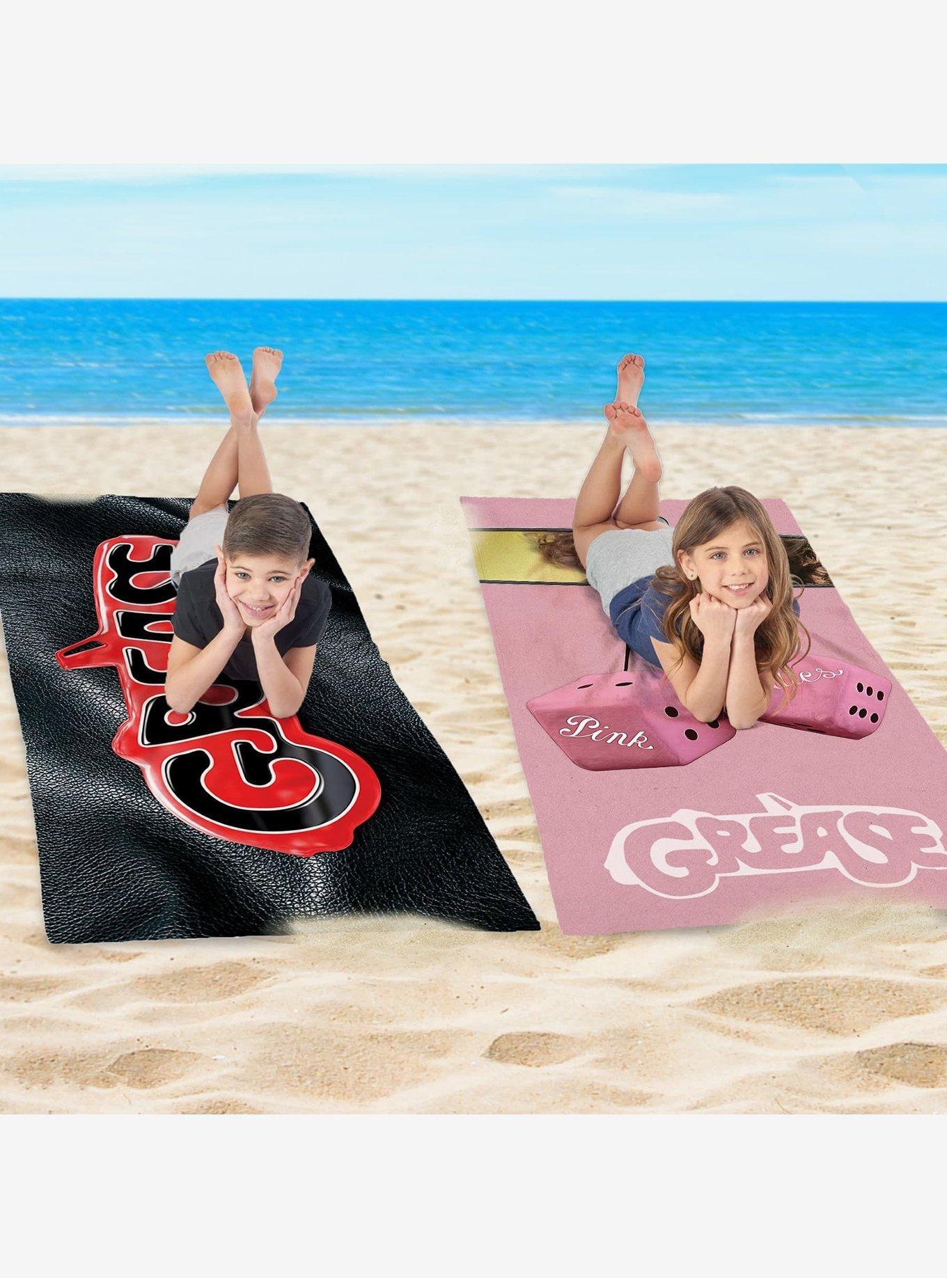 Grease Pink Ladies + Jacket Logo 2 Pack Beach Towel, , alternate