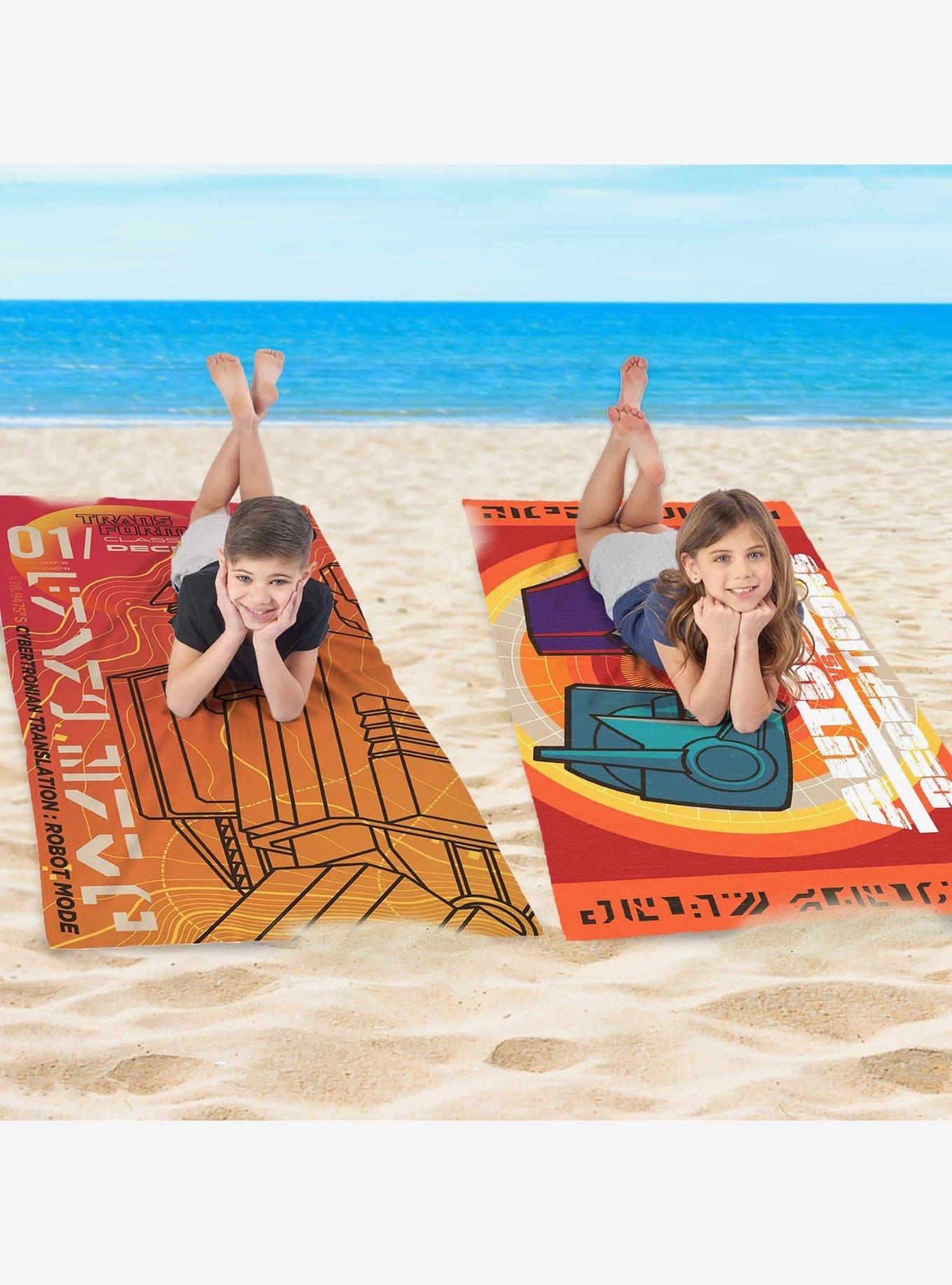 Transformers Class Decept + Solar Punk 2-Pack Beach Towel, , alternate