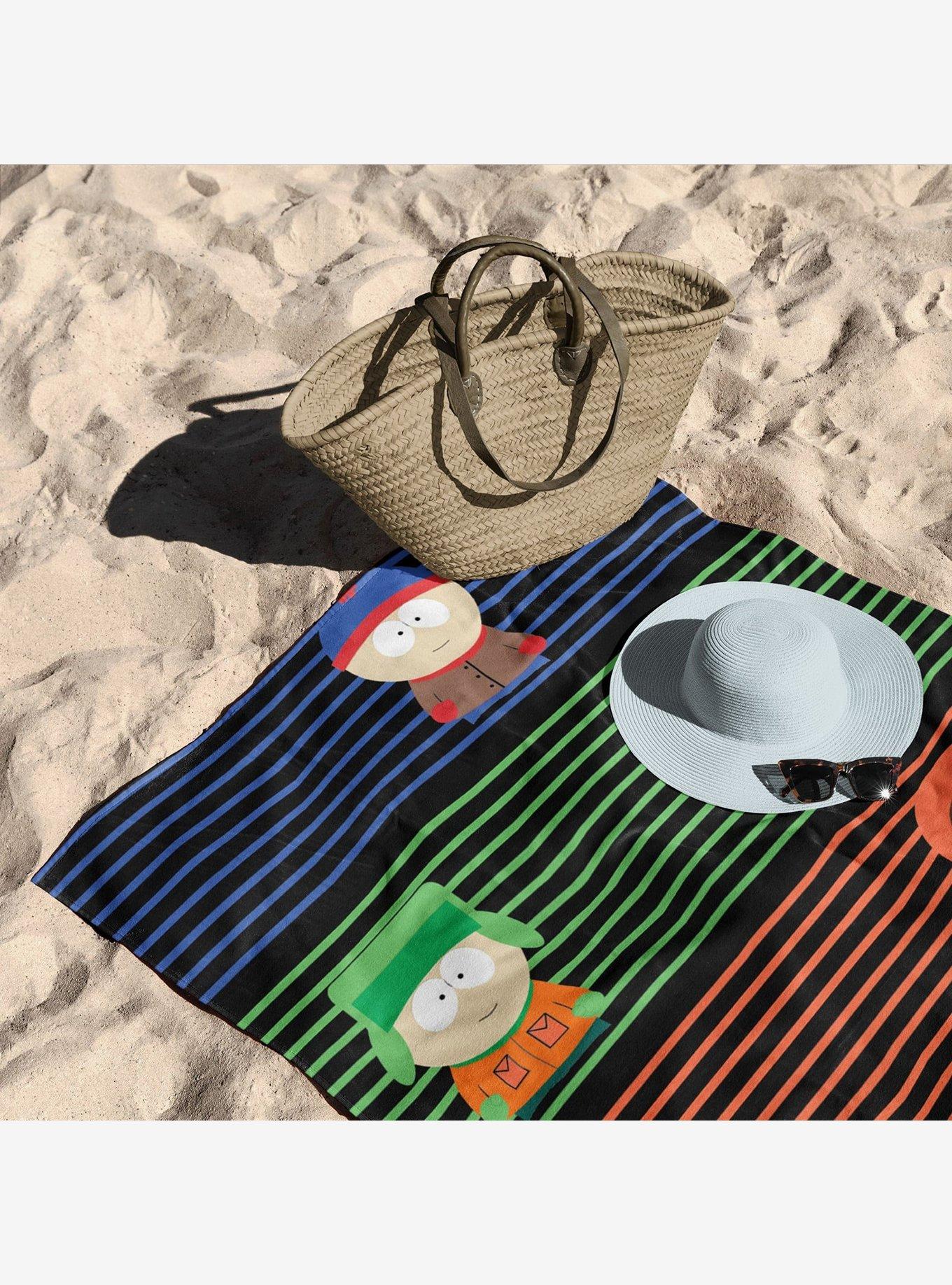 South Park Class Picture + Stripe 2-Pack Beach Towel, , alternate