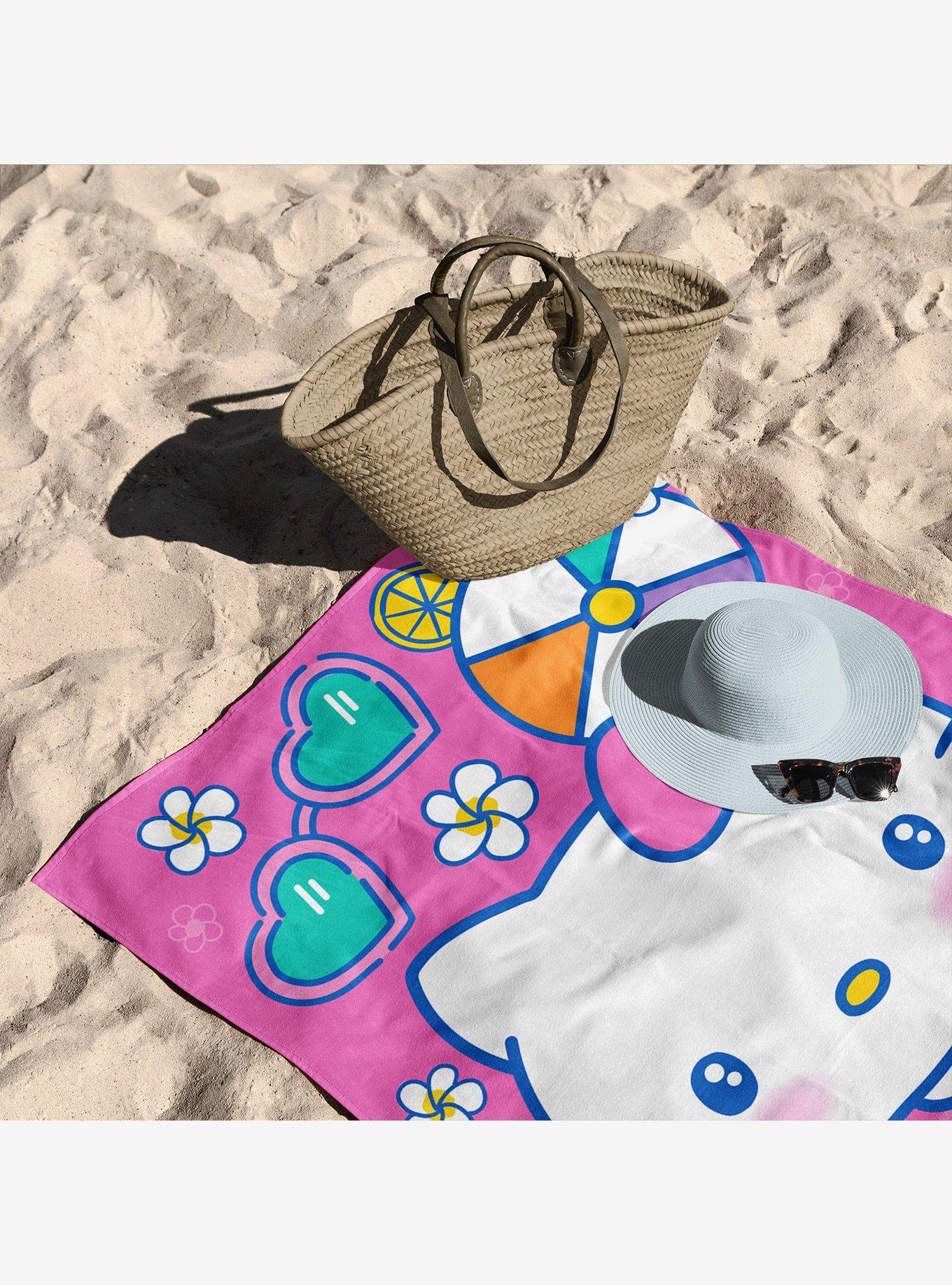 Hello Kitty Vacay Kitty Microfiber Beach Towel, , alternate