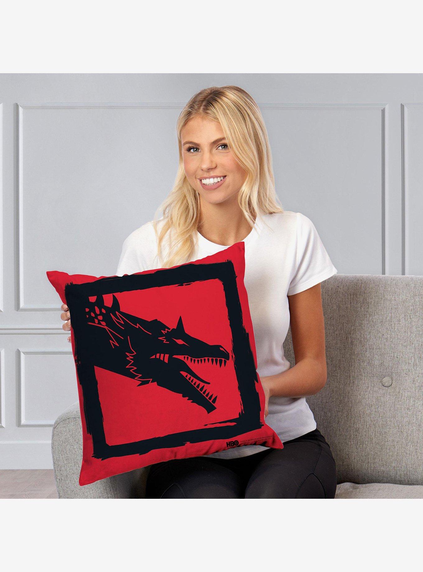 Game of Thrones Year of the Dragon Red Dragon Throw Pillow, , alternate