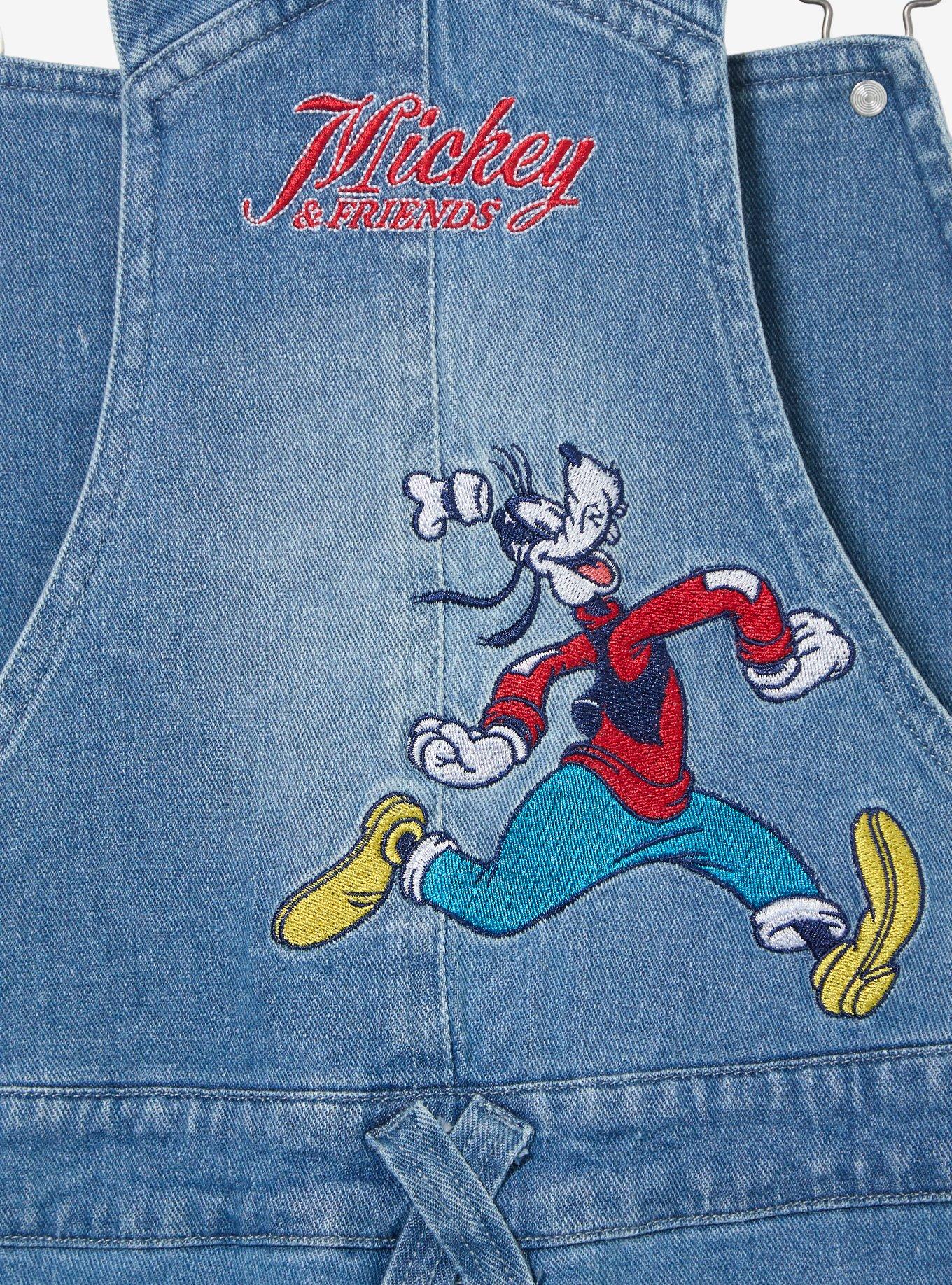 Disney Mickey Mouse & Friends Americana Plus Size Short Overalls, MULTI, alternate - view 4