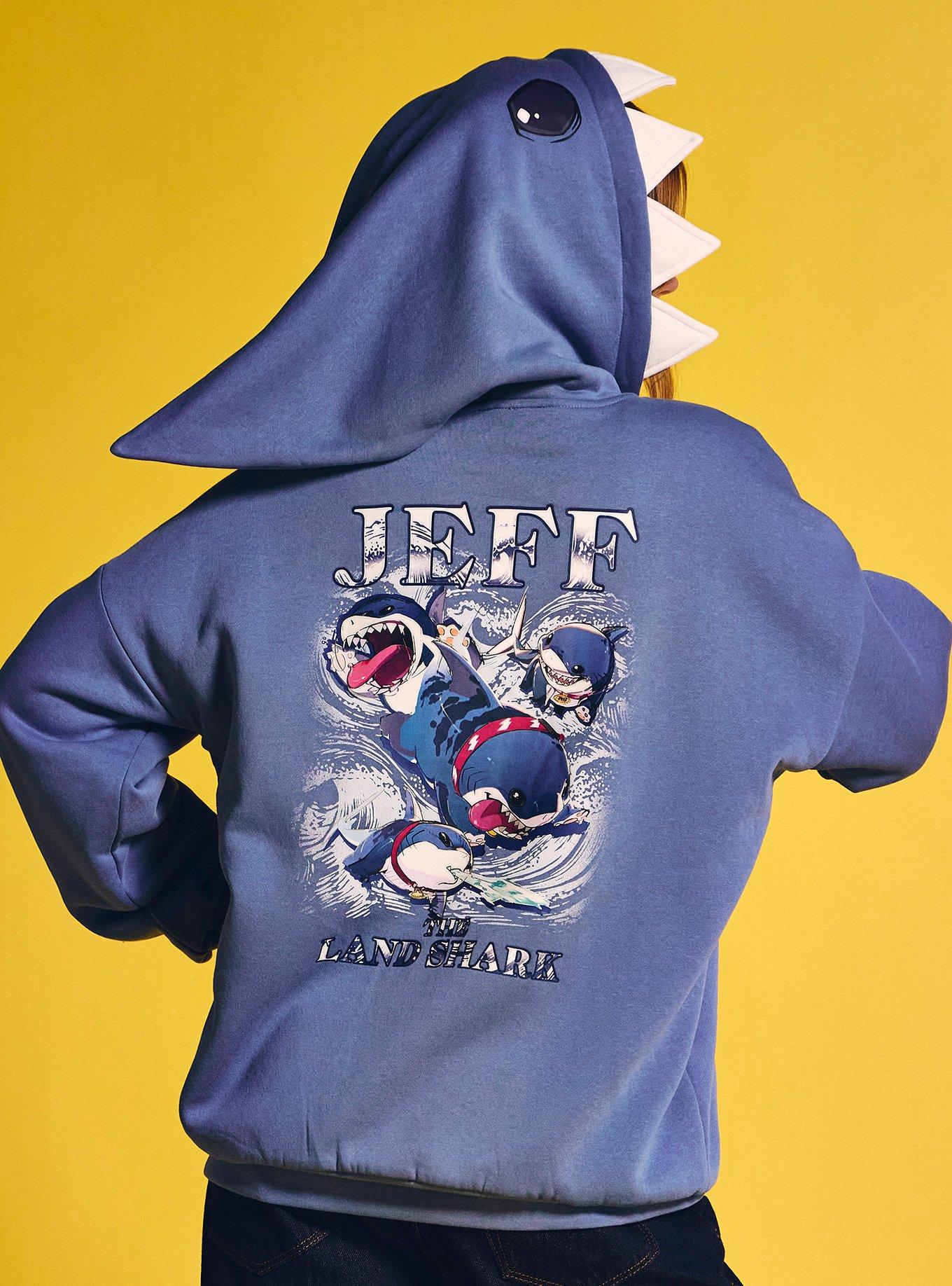 Her Universe Marvel Rivals Jeff The Land Shark Reversible Hoodie, , hi-res