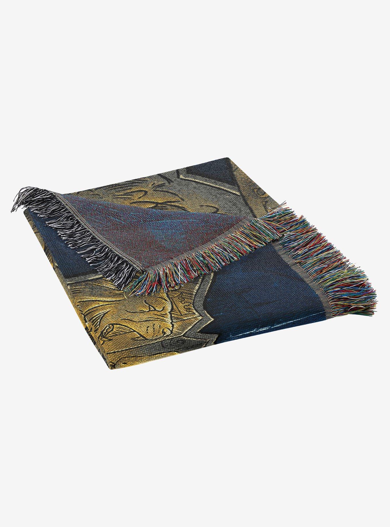 Harry Potter Moonlit Crest Woven Tapestry Throw Blanket