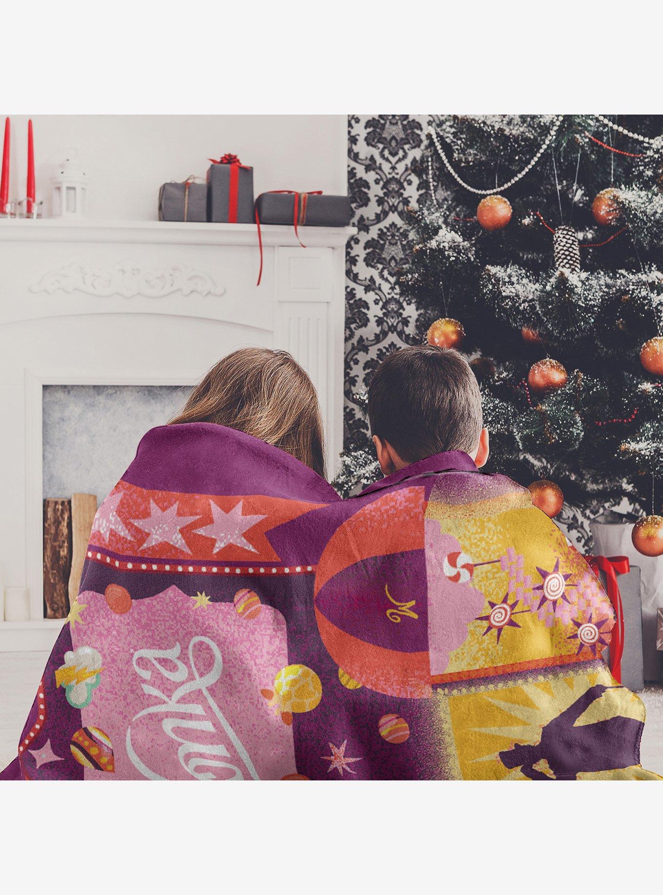 Willy Wonka Wonka Away Micro Raschel Throw Blanket, , hi-res