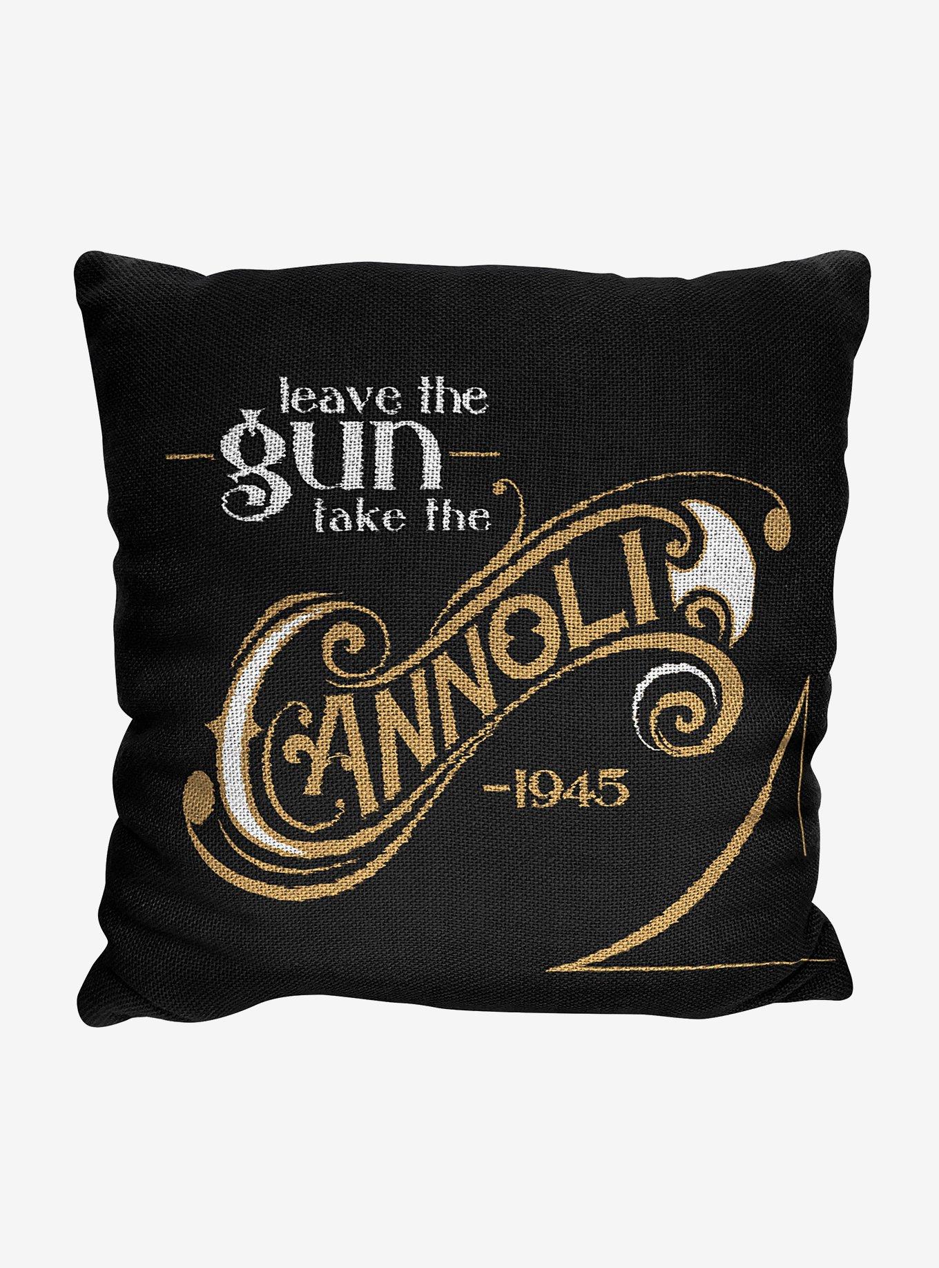 The Godfather Cannoli Jacquard Throw Pillow