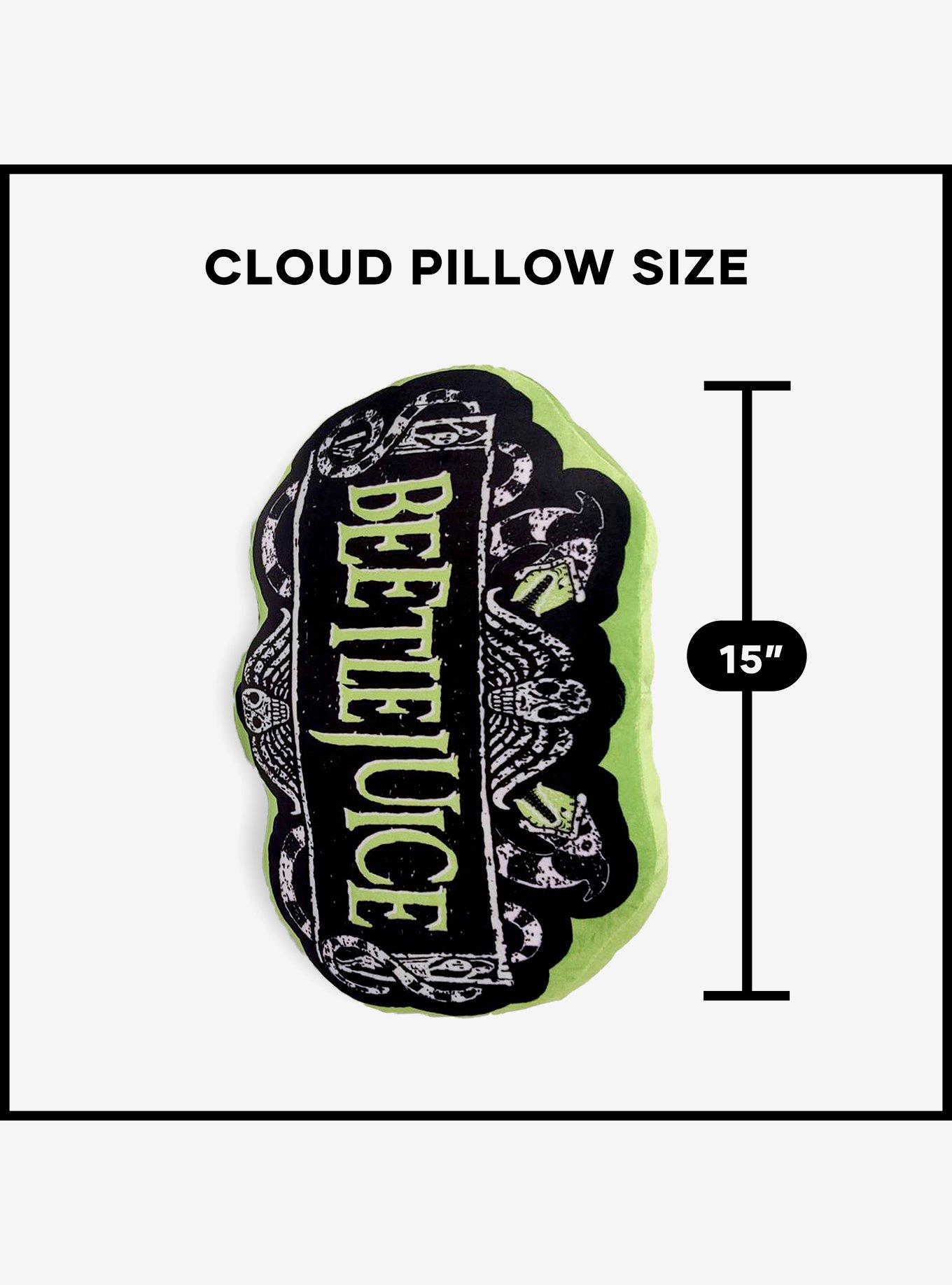 Beetlejuice Beetlejuice Logo Travel Cloud Pillow, , alternate