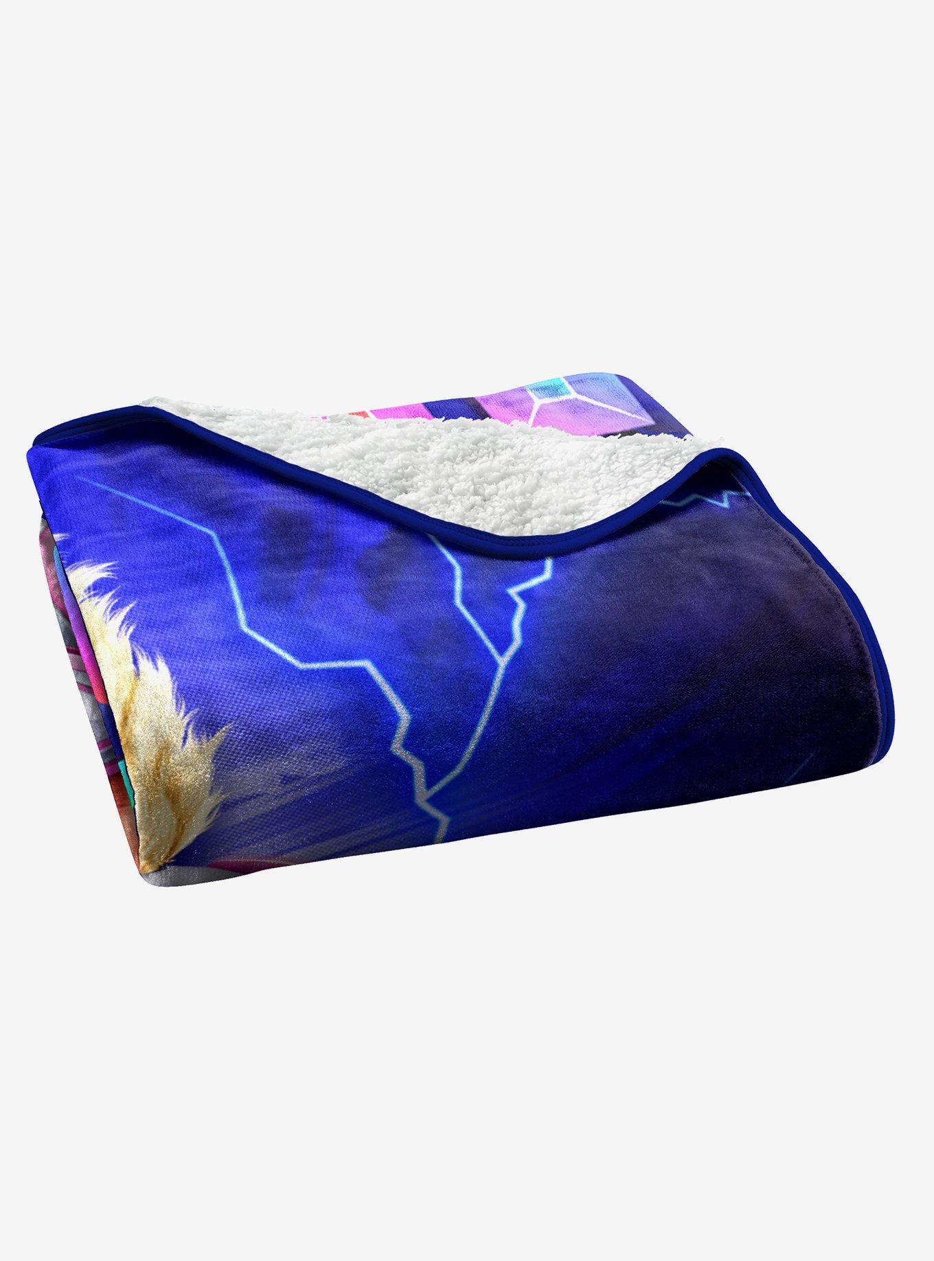 Paw Patrol Mov Mighty Trio Silk Touch Sherpa Throw Blanket, , hi-res