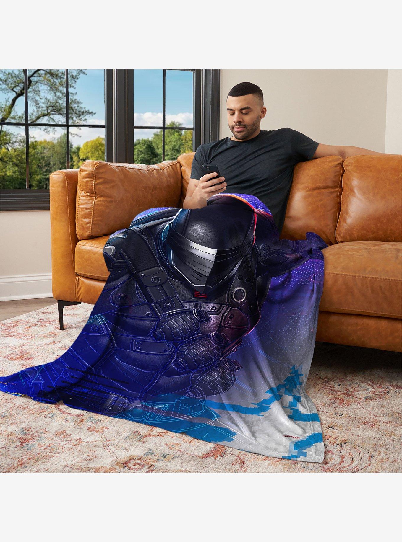 GI Joe Profile Gallery Snake Eyes Silk Touch Throw Blanket, , alternate