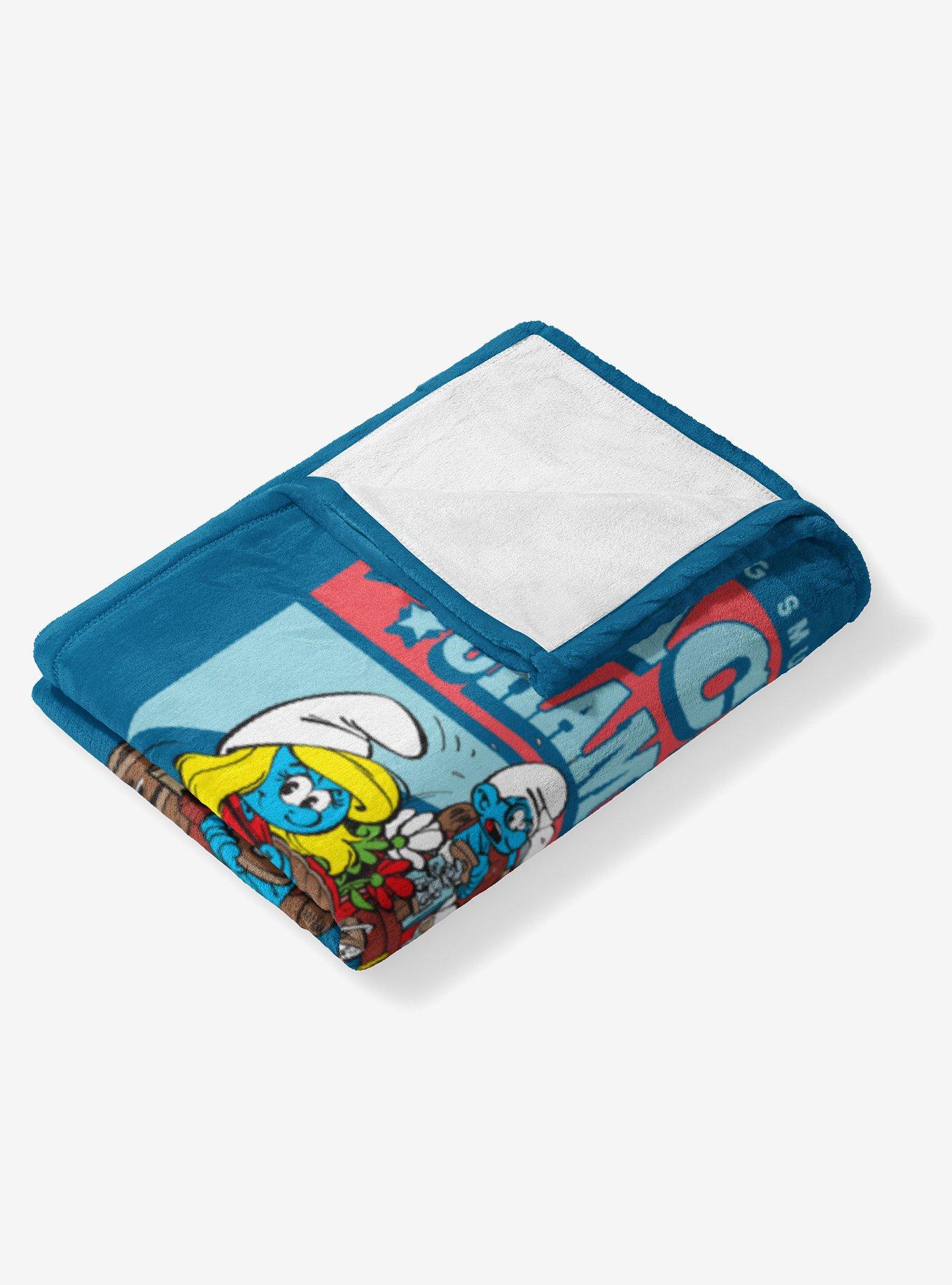 Smurfs Smurf Racing Silk Touch Throw Blanket, , alternate