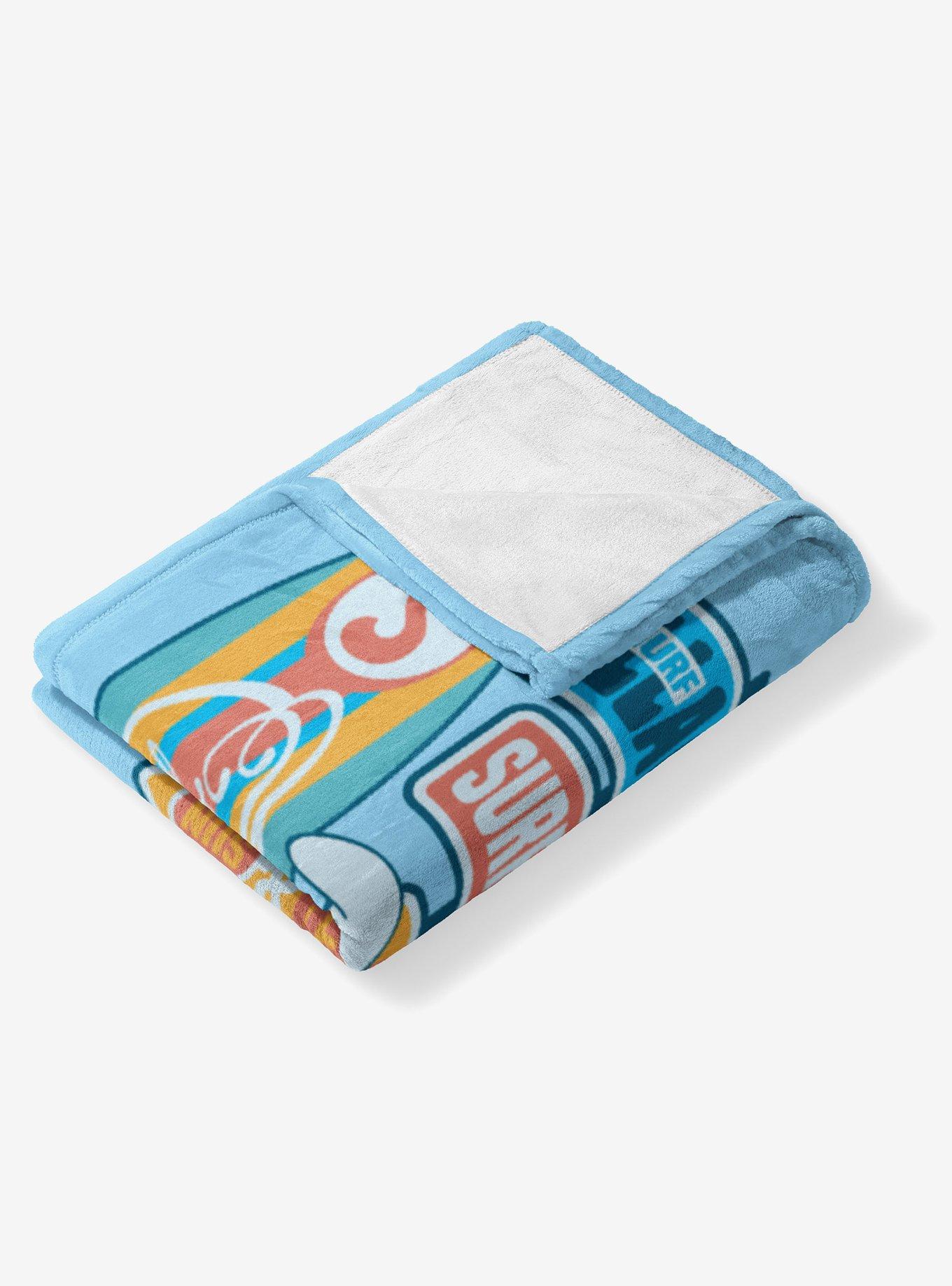 Smurfs Surf Shop Silk Touch Throw Blanket, , alternate