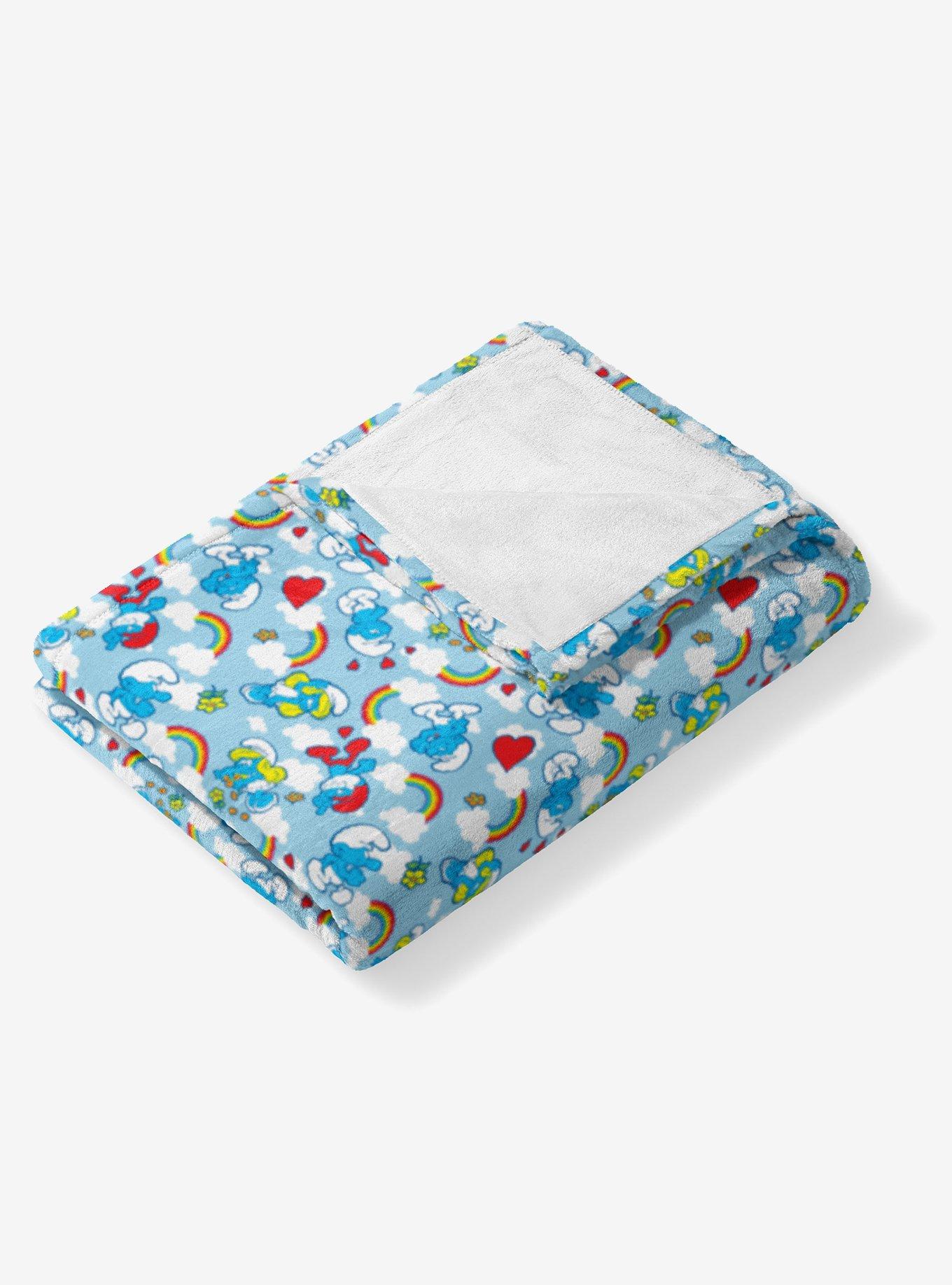Smurfs Rainbow Smurfs Silk Touch Throw Blanket, , alternate