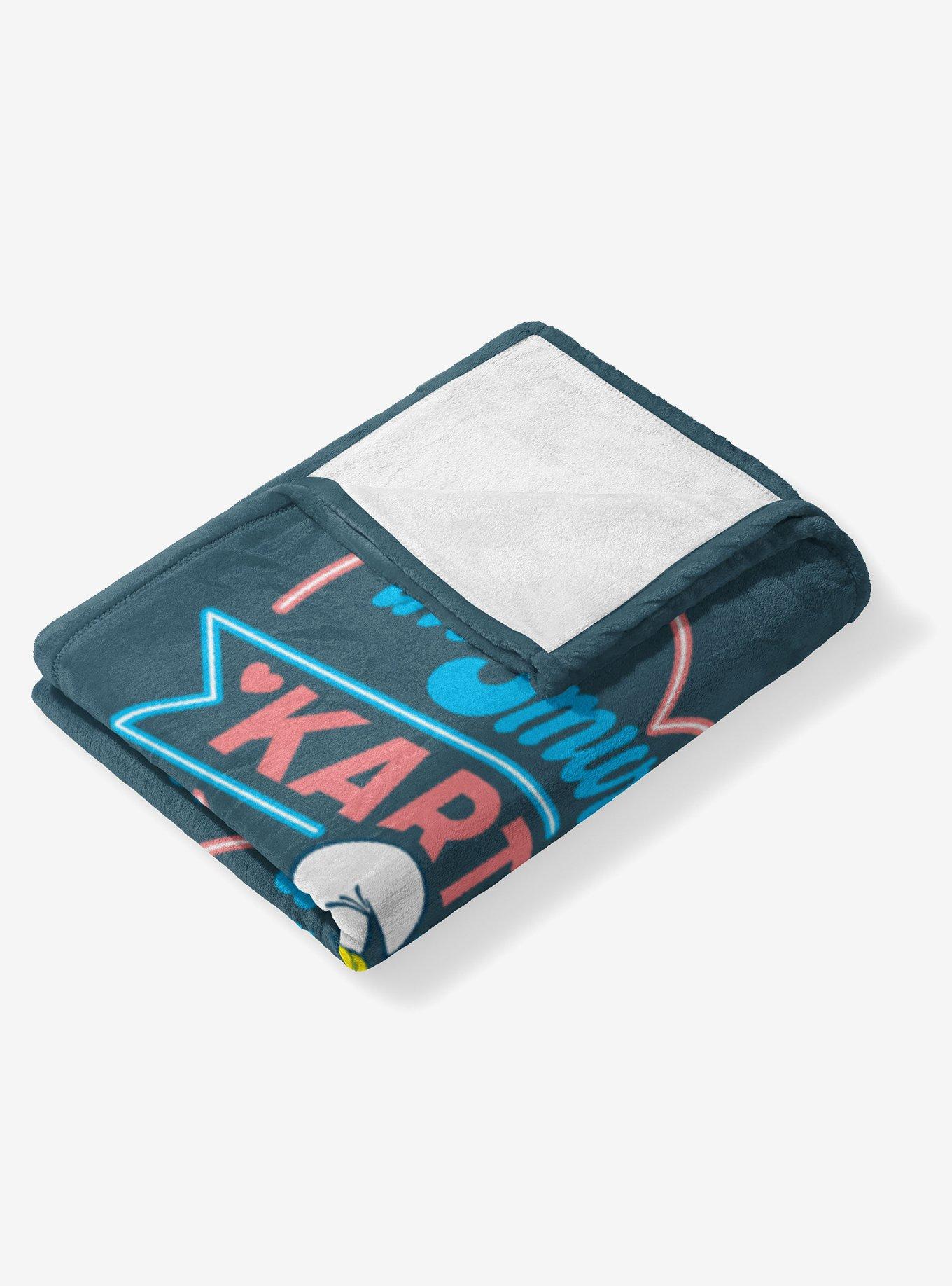 Smurfs Smurfette Karting Silk Touch Throw Blanket, , alternate - view 4