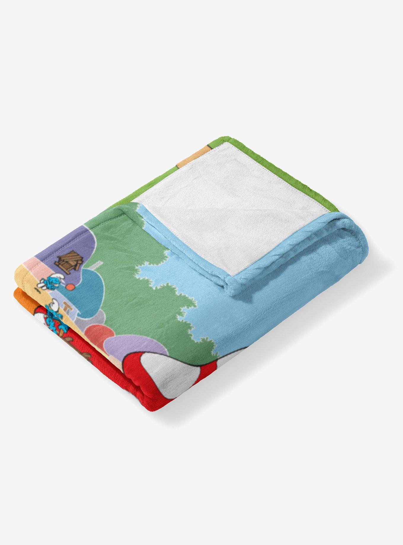 Smurfs Classic Village Silk Touch Throw Blanket, , alternate