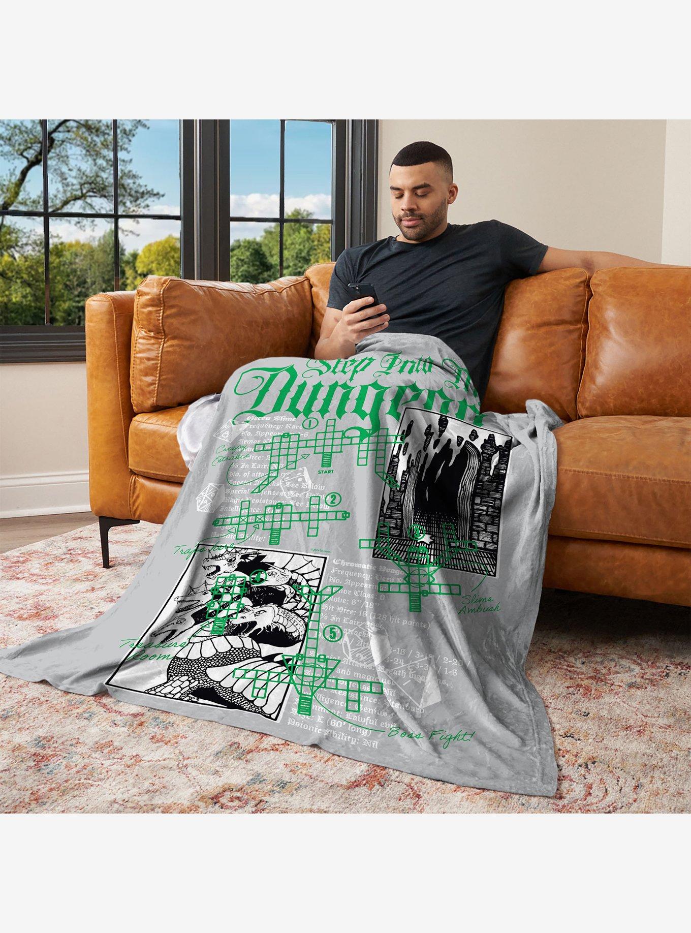 Dungeons & Dragons My Dungeon Silk Touch Throw Blanket, , alternate
