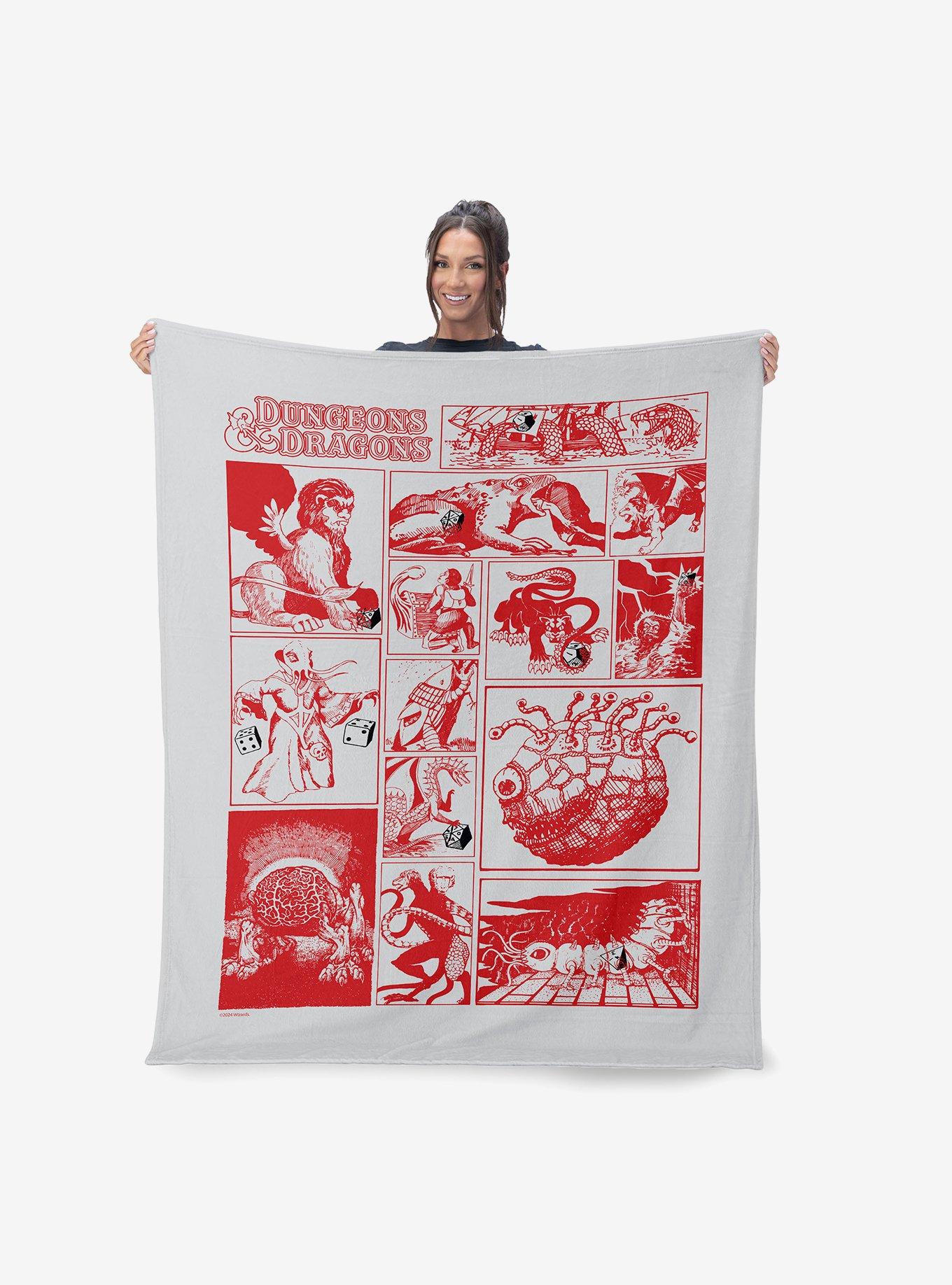 Dungeons & Dragons Characters Silk Touch Throw Blanket, , hi-res