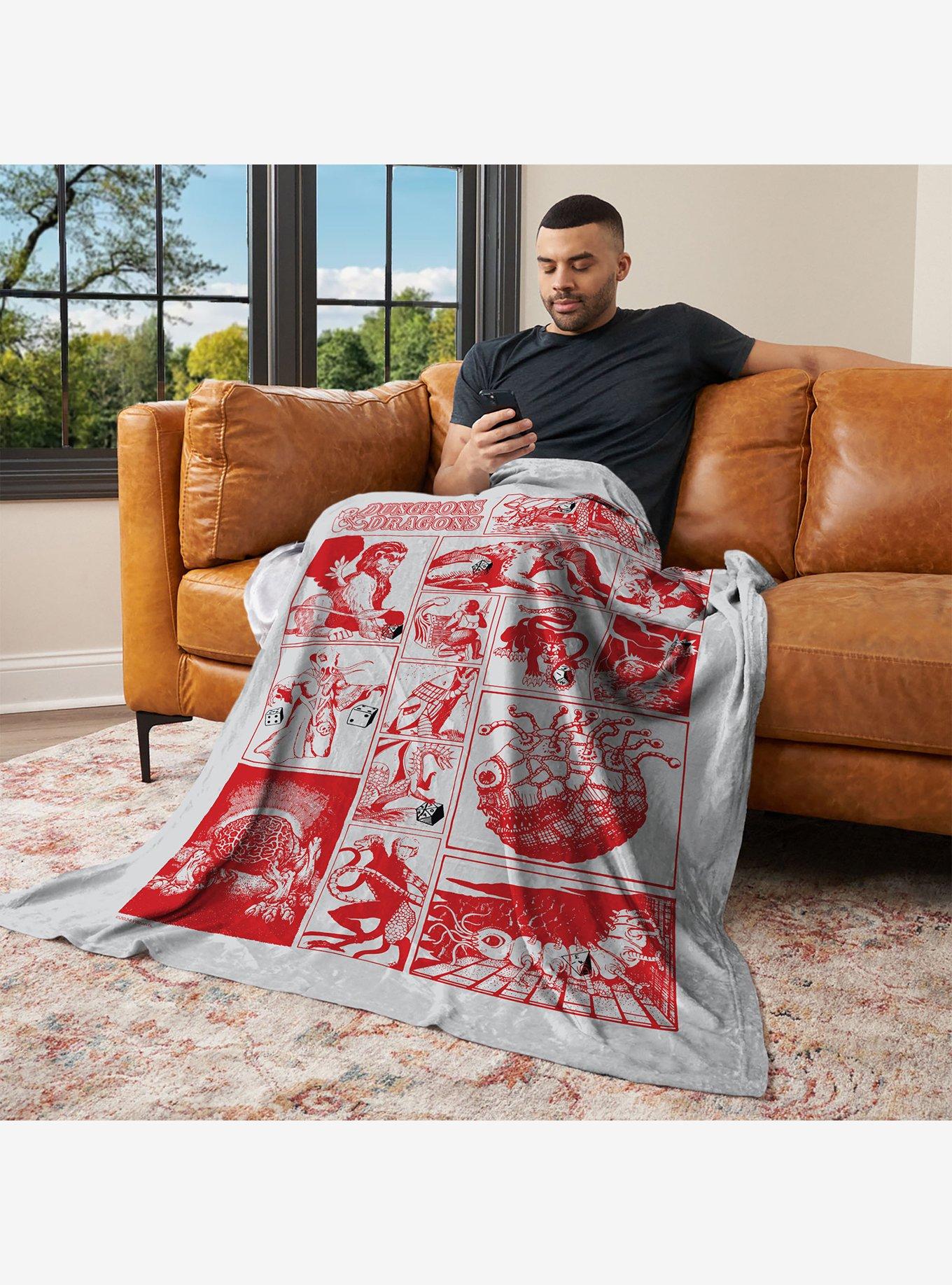 Dungeons & Dragons Characters Silk Touch Throw Blanket, , alternate