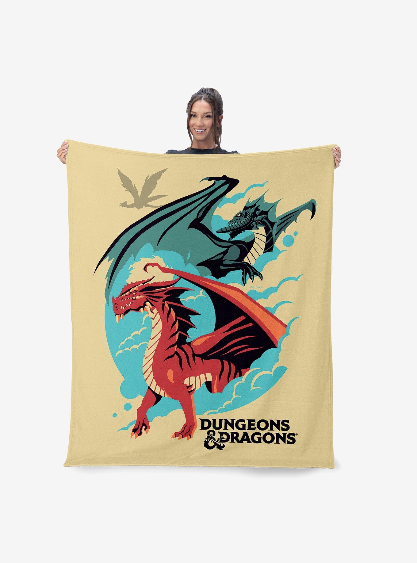 Dungeons & Dragons Red Dragon Silk Touch Throw Blanket, , hi-res