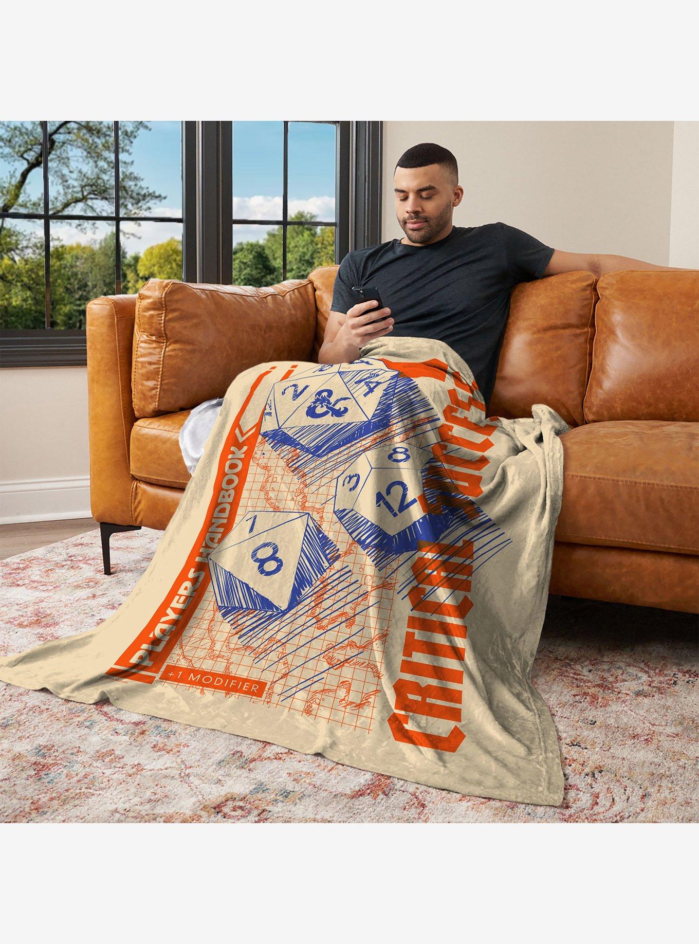 Dungeons & Dragons Critical Success Silk Touch Throw Blanket, , alternate