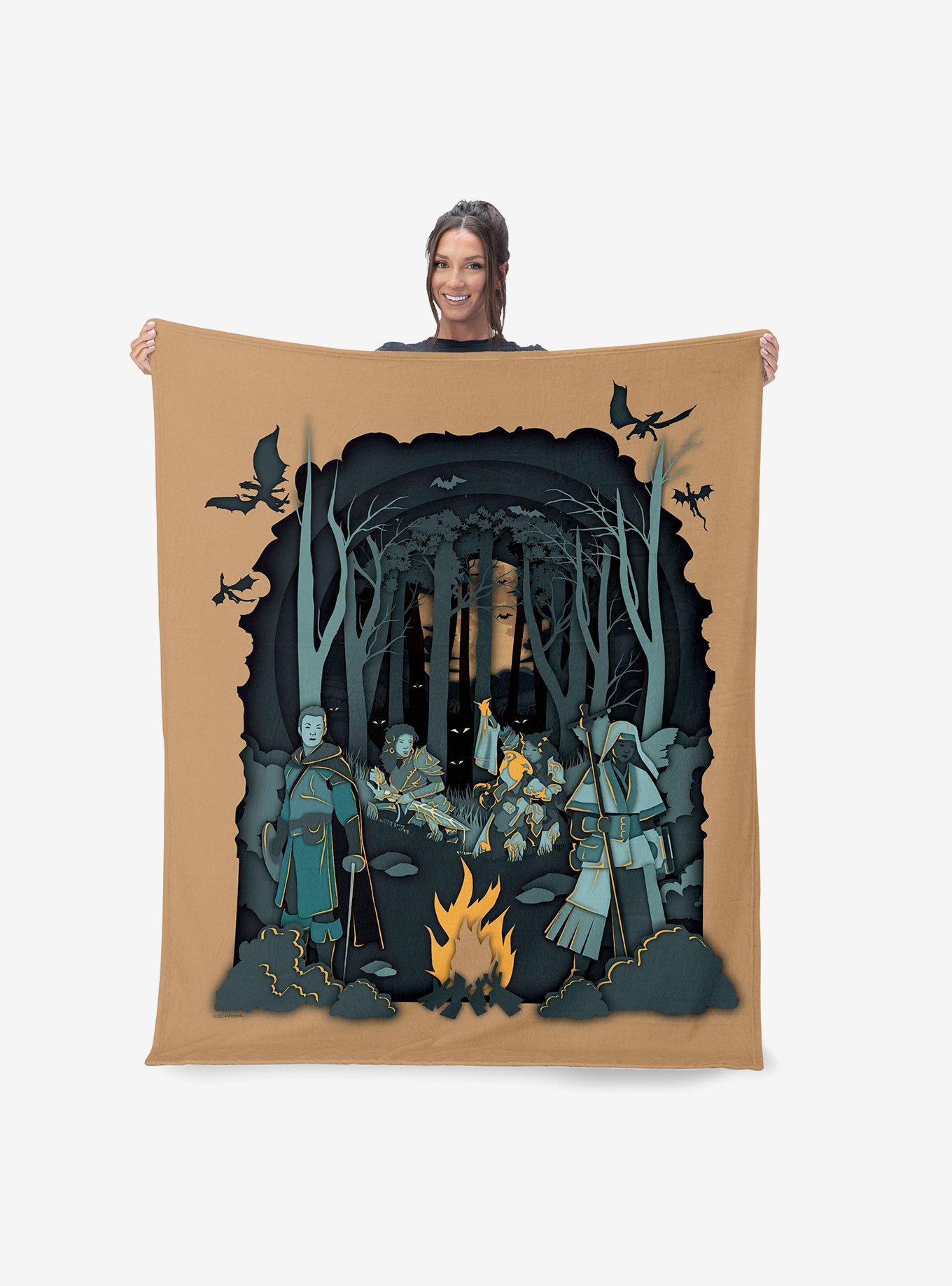 Dungeons & Dragons Scenic Route Silk Touch Throw Blanket, , hi-res