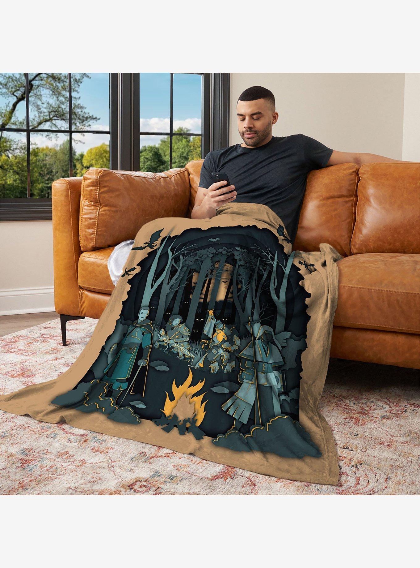 Dungeons & Dragons Scenic Route Silk Touch Throw Blanket, , alternate