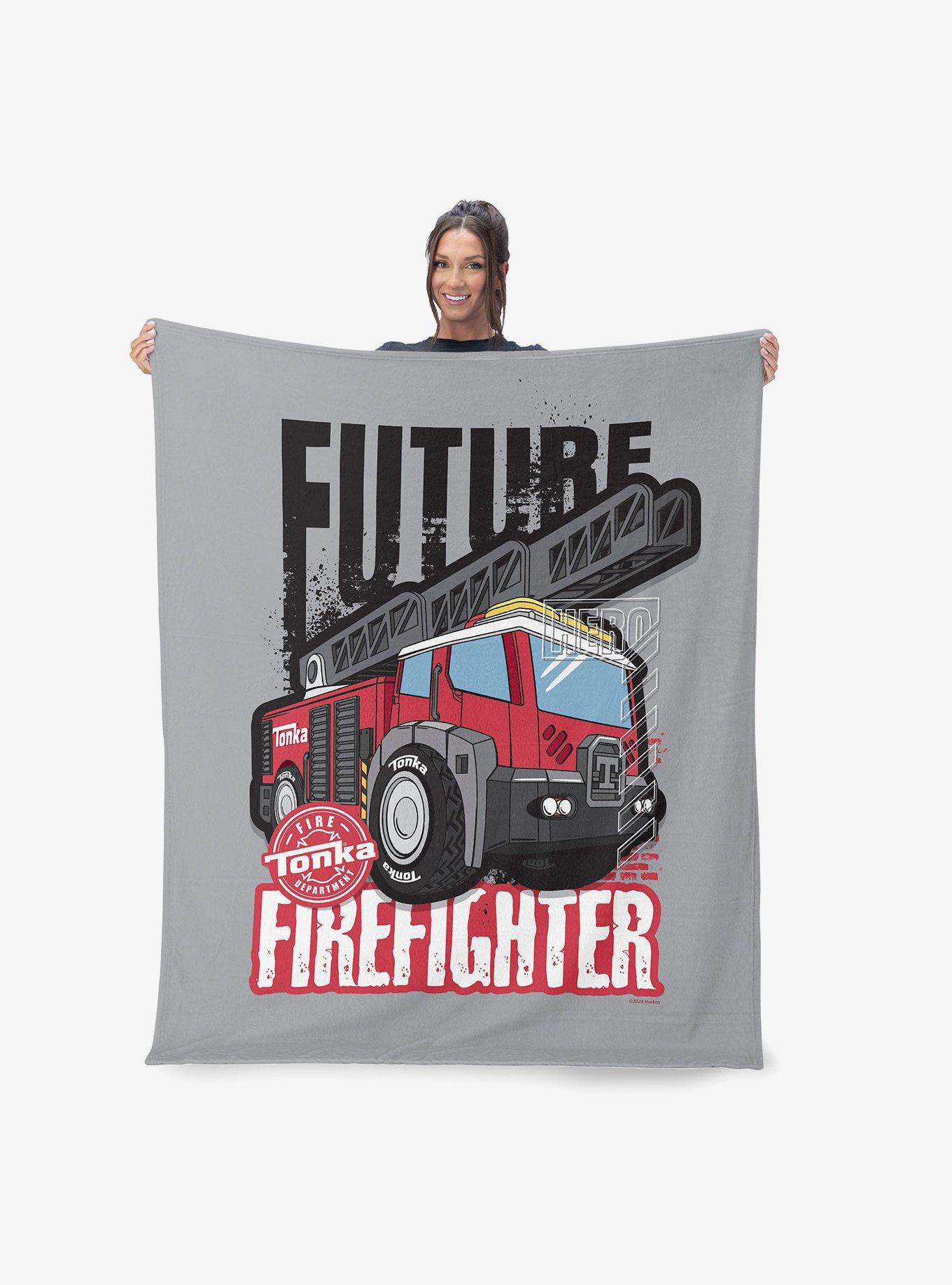 Tonka Future Firefighter Silk Touch Throw Blanket, , hi-res