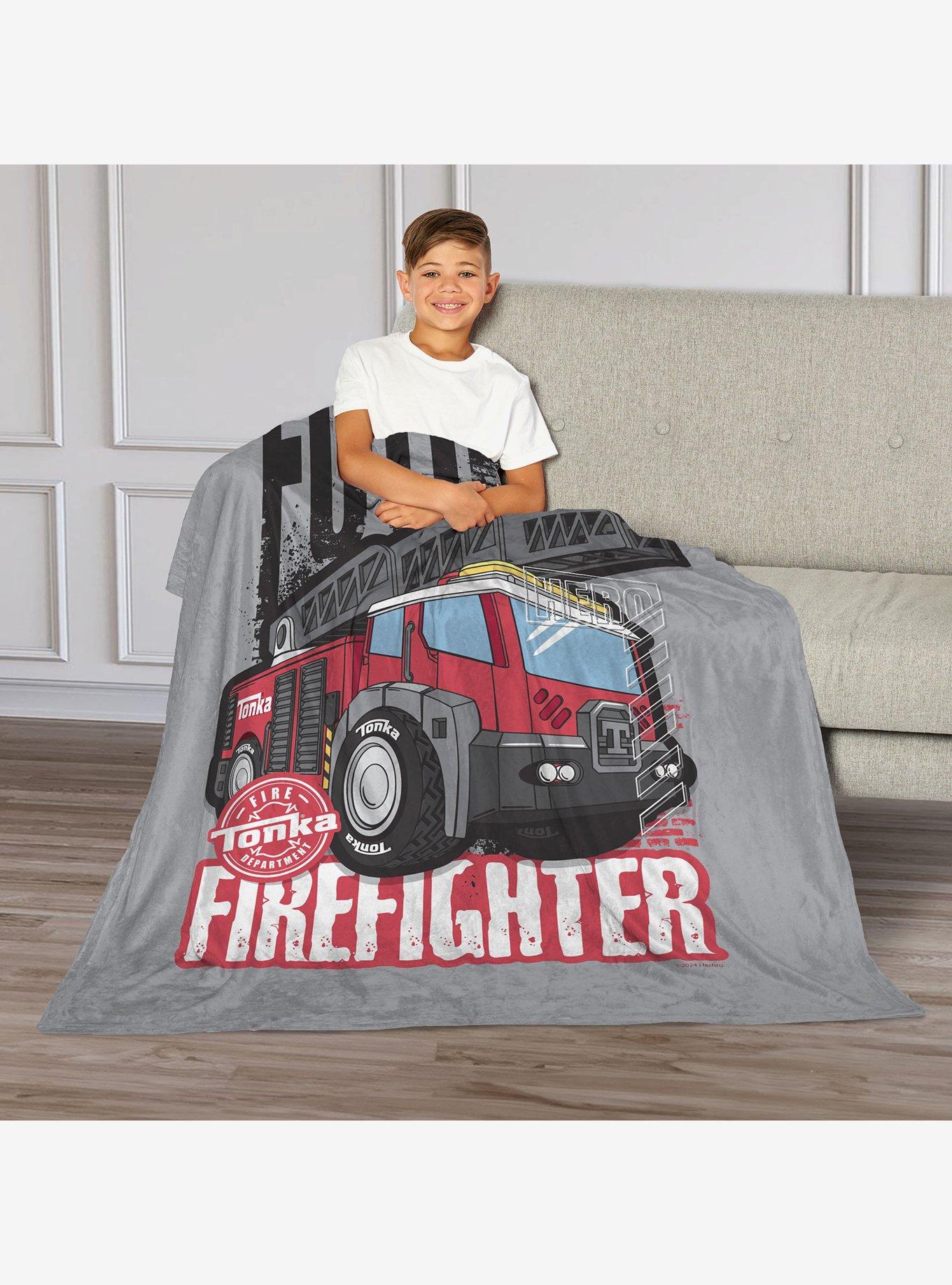 Tonka Future Firefighter Silk Touch Throw Blanket, , alternate