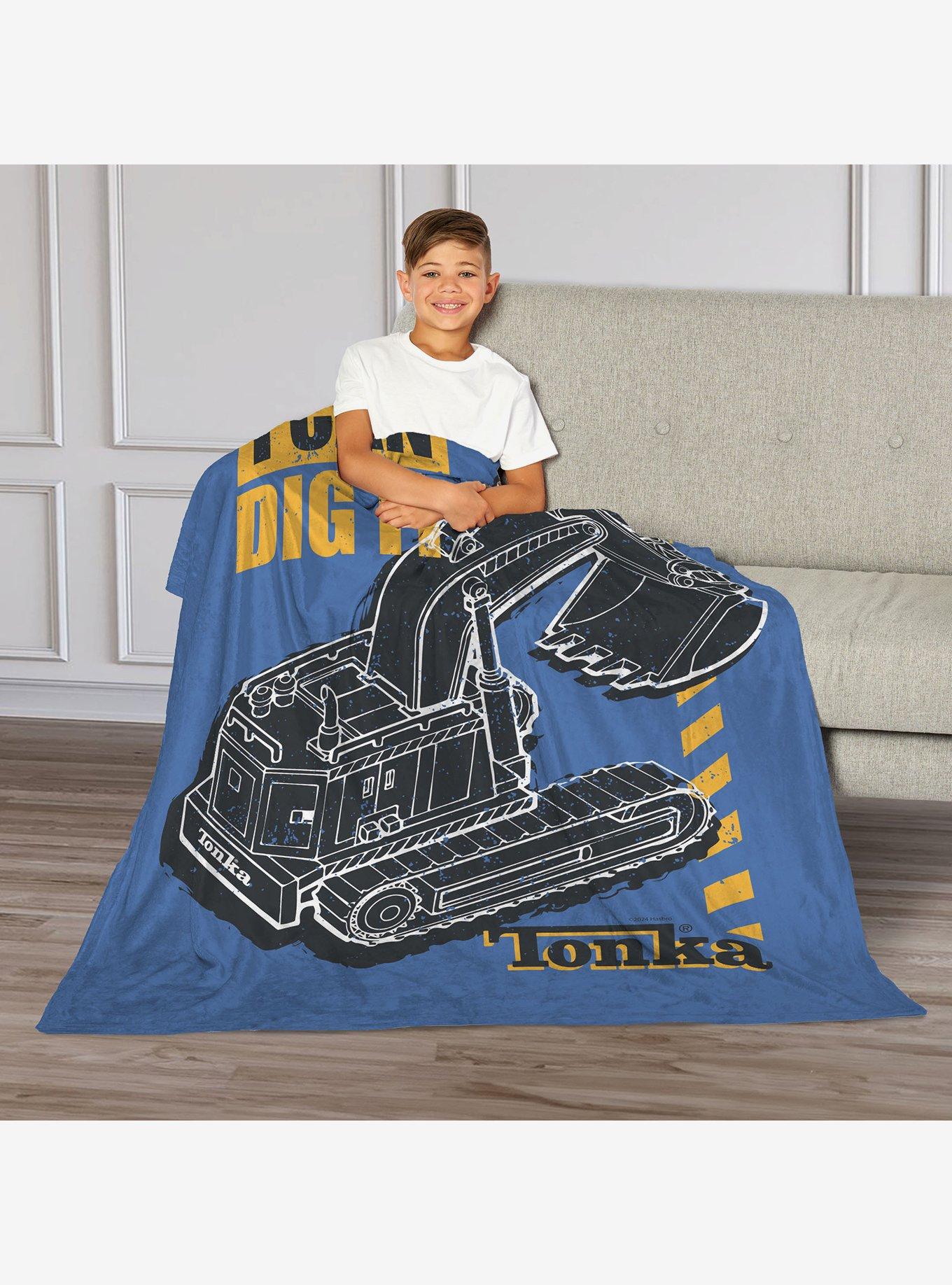 Tonka I Can Dig It Silk Touch Throw Blanket, , alternate